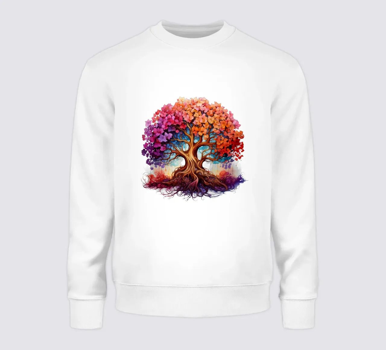 Albero della vita colorato felpa da Spiritual Touch