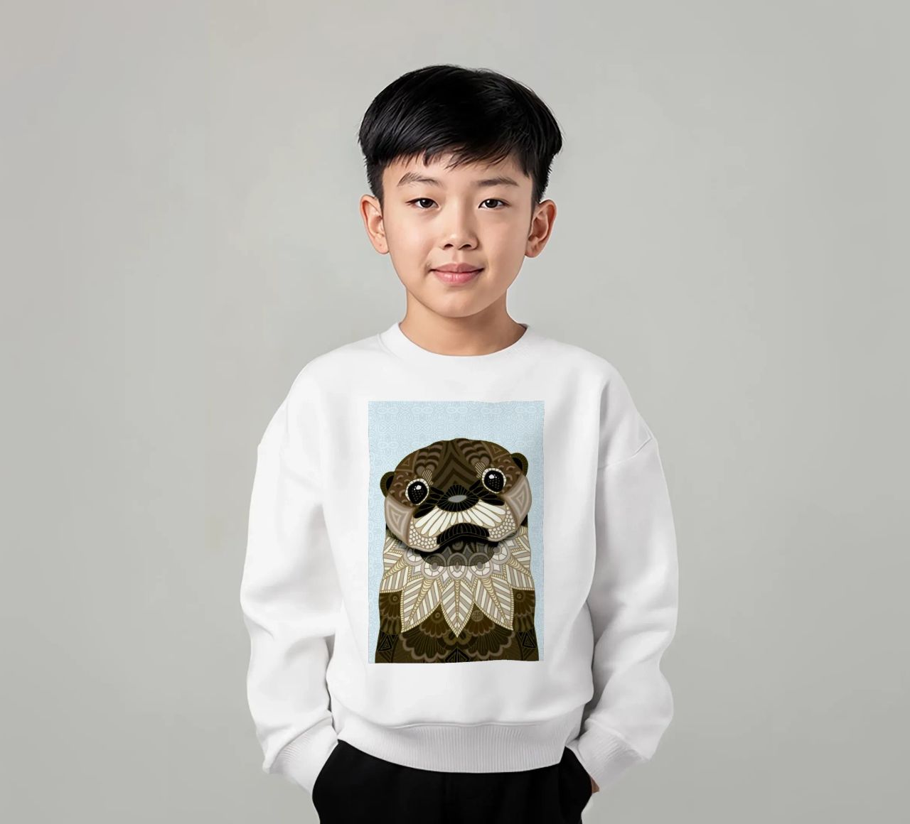 Otter felpa bambino da Angelika Parker