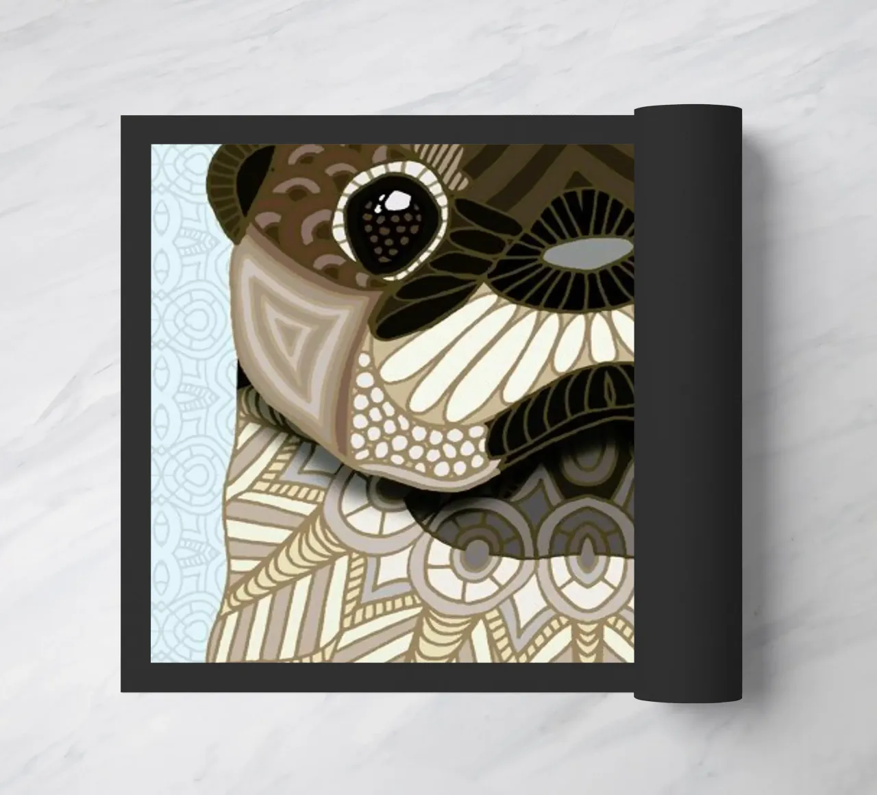 Otter doormat by Angelika Parker