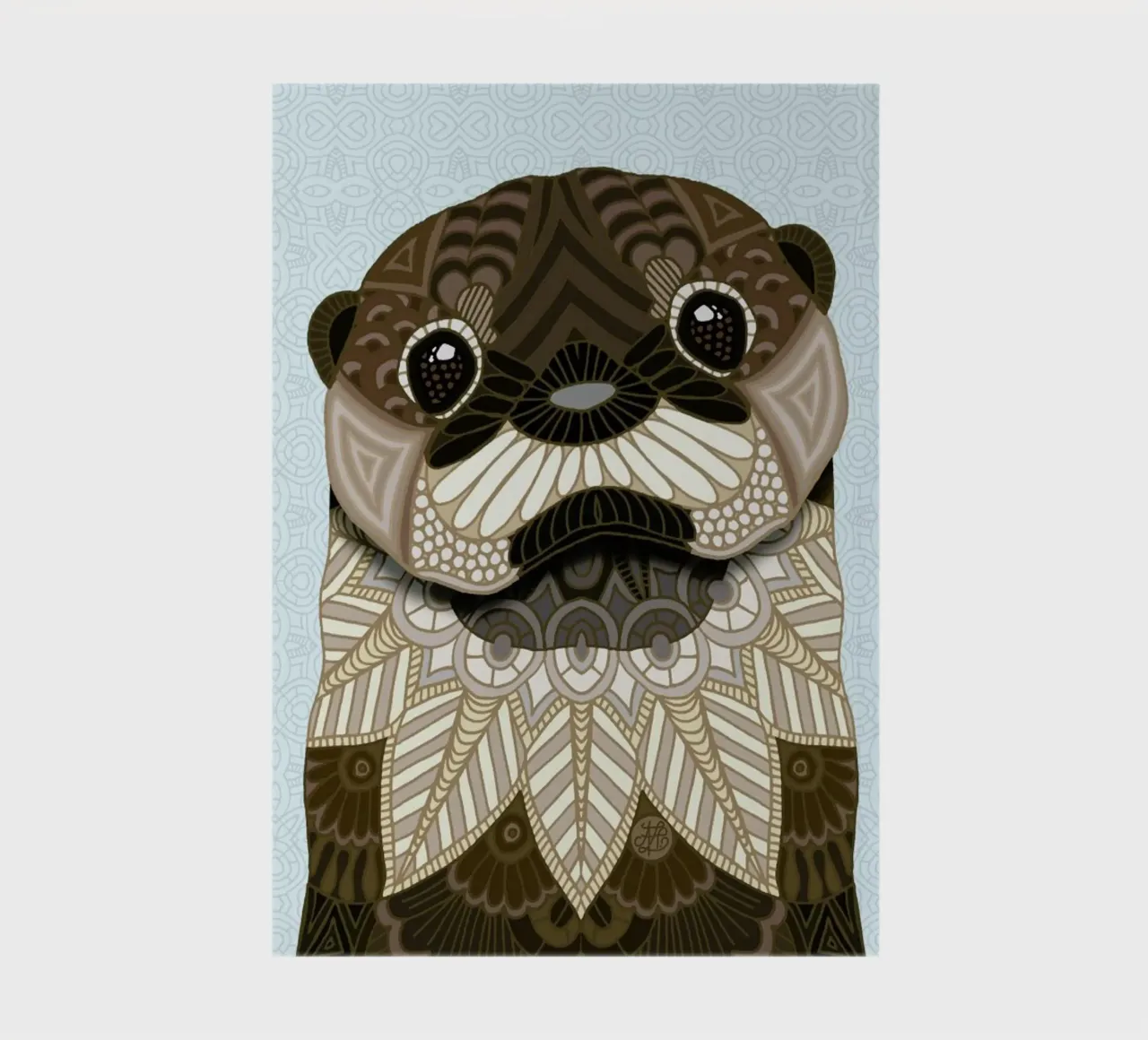 Otter notebook by Angelika Parker