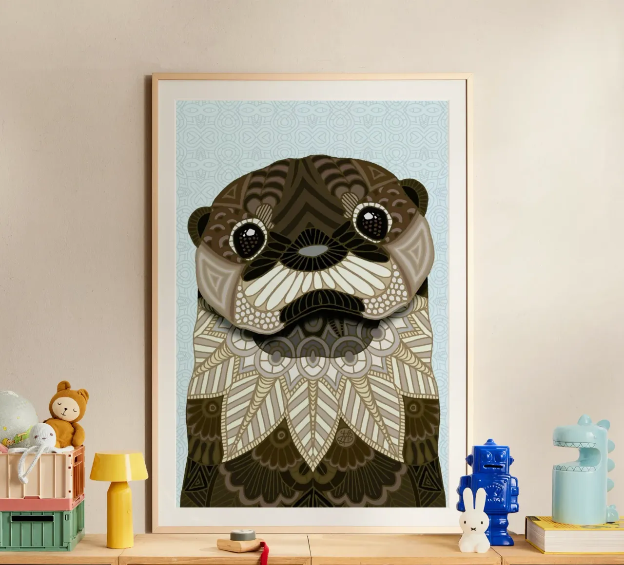 Otter poster da Angelika Parker