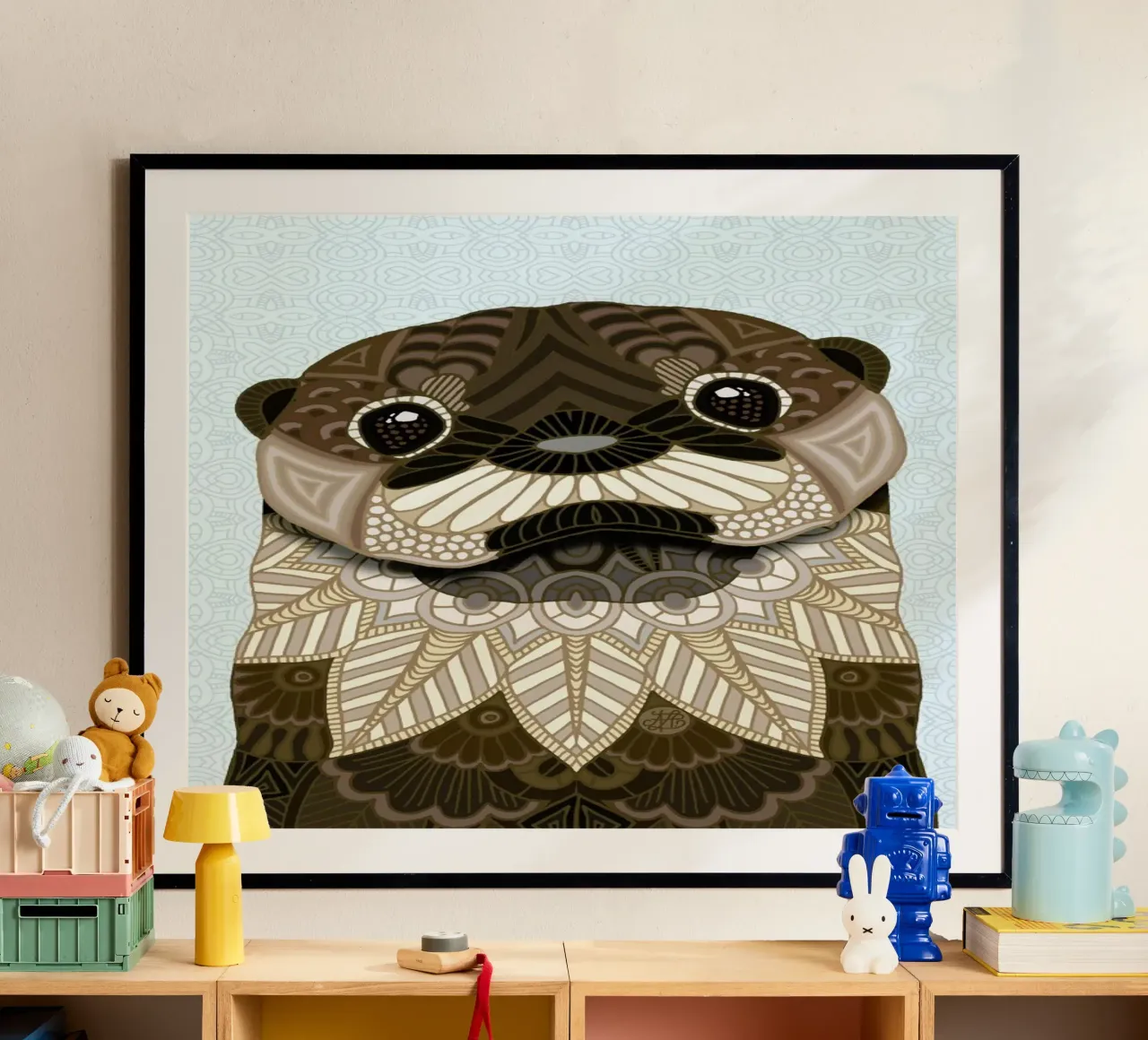 Otter poster da Angelika Parker