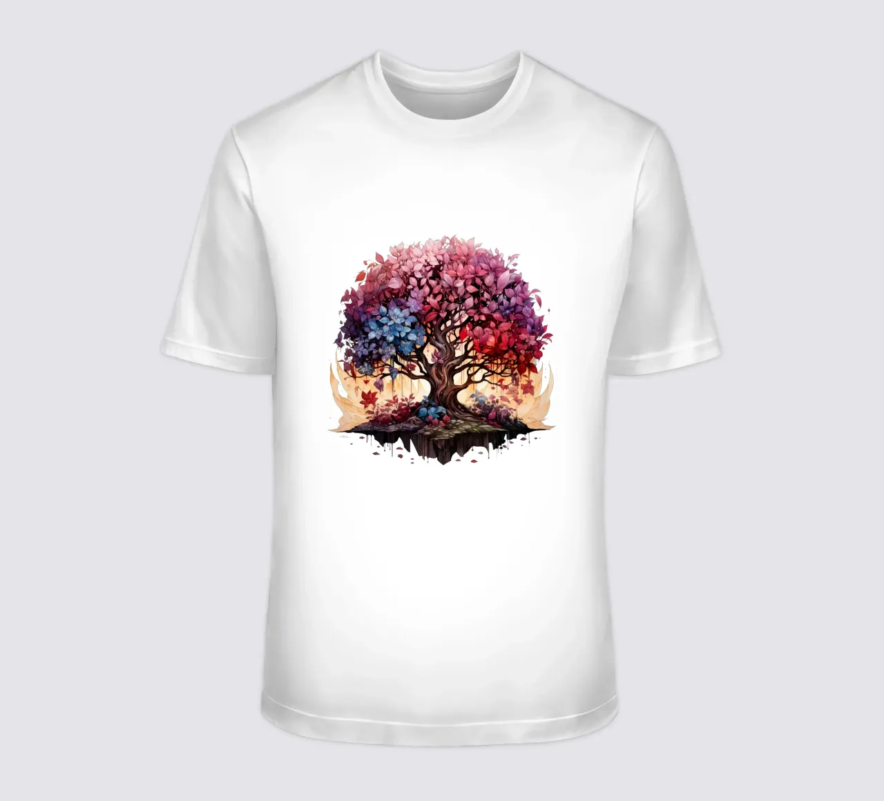 Albero della vita colorato t-shirt da Spiritual Touch