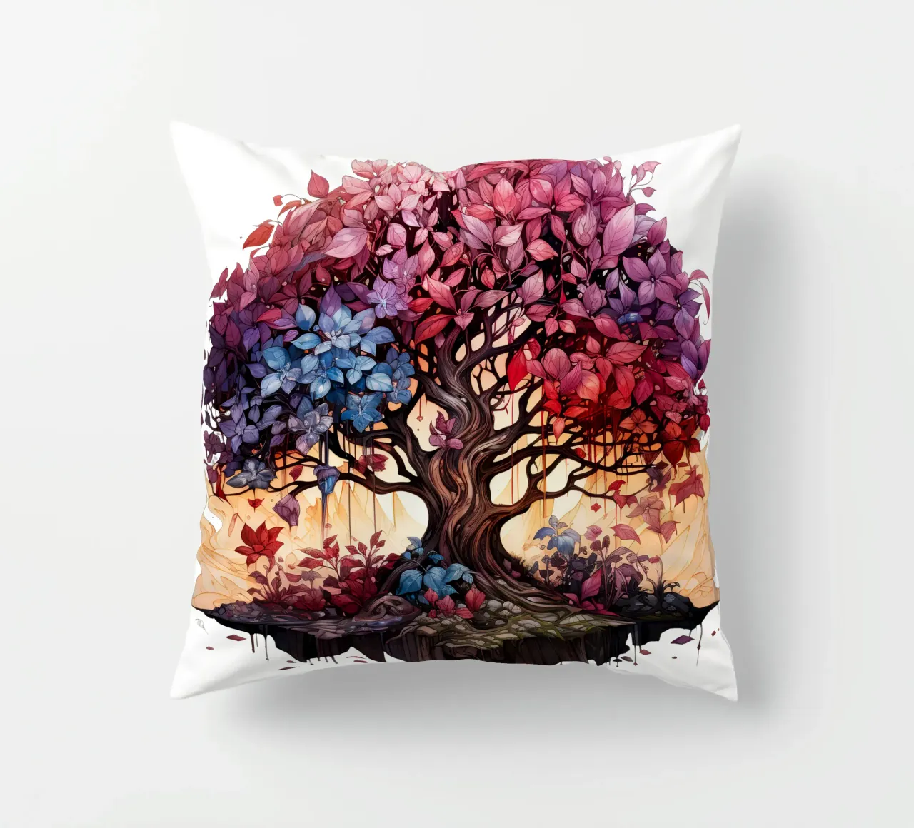 Albero della vita colorato cuscino da Spiritual Touch