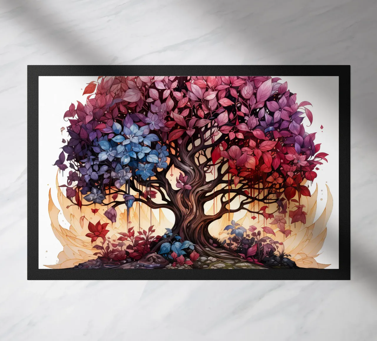 Albero della vita colorato zerbino da Spiritual Touch