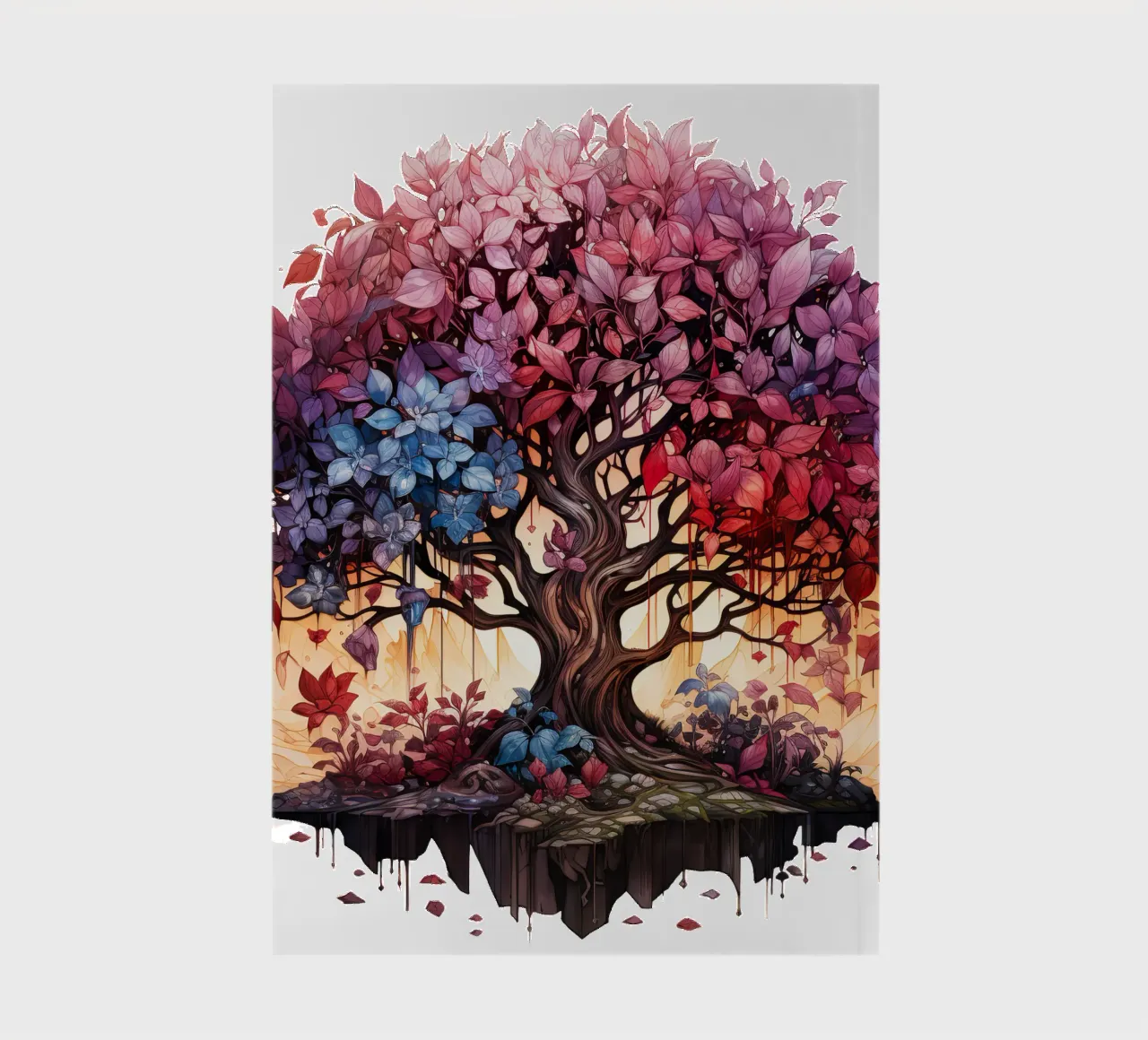 Colorful Tree of Life notebook by Spiritual Touch
