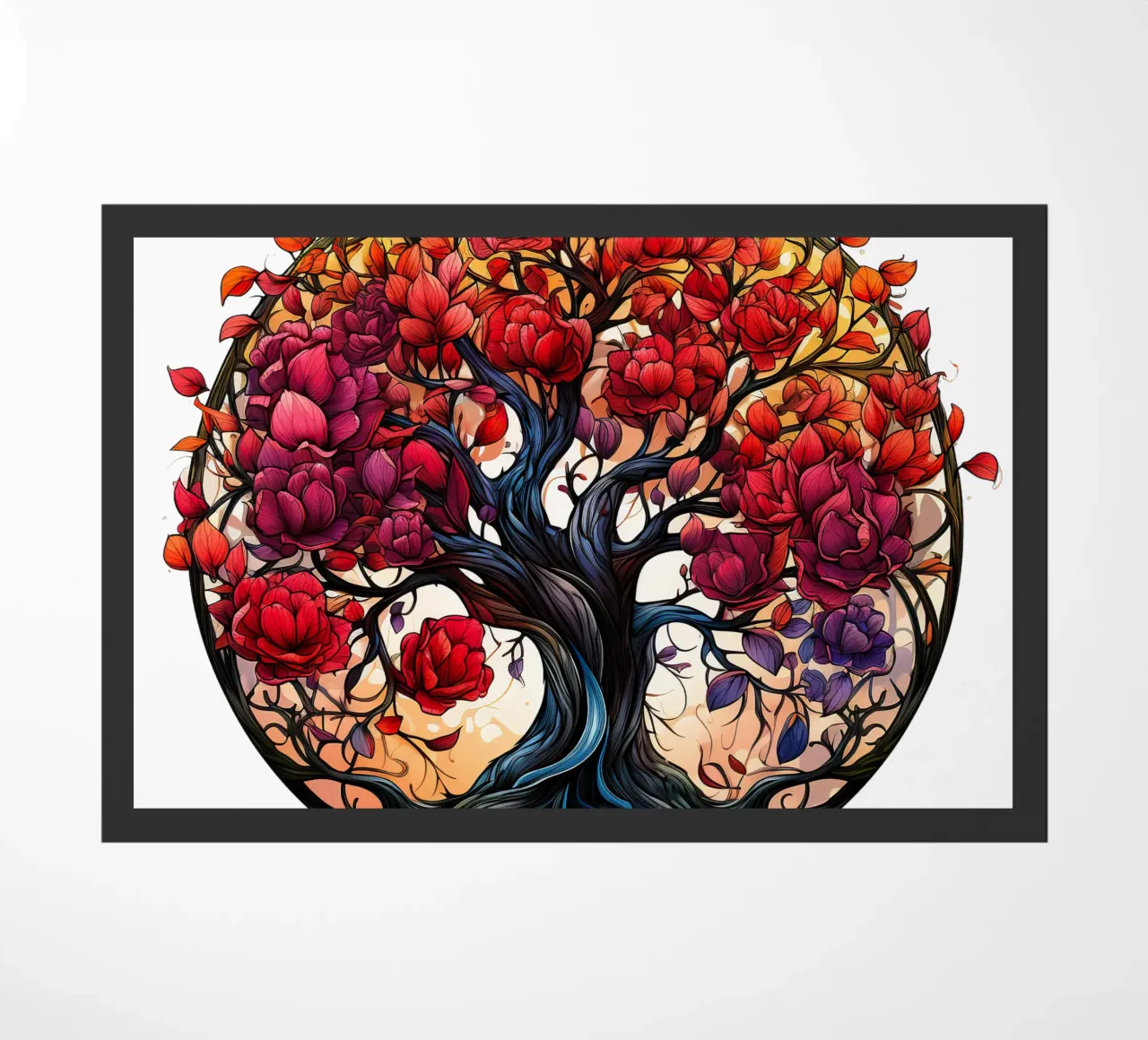 Albero della vita colorato zerbino da Spiritual Touch
