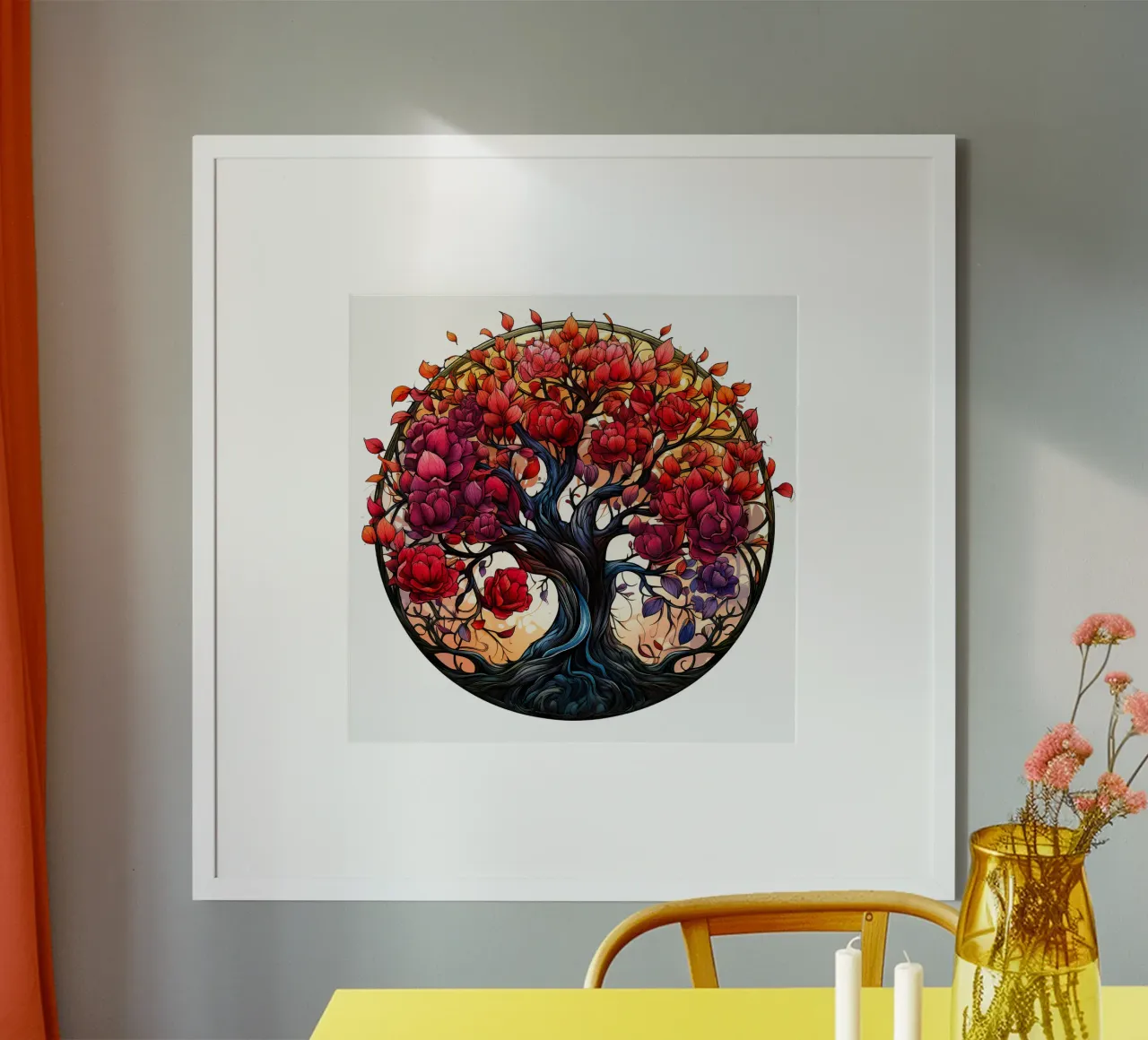 Albero della vita colorato poster da Spiritual Touch
