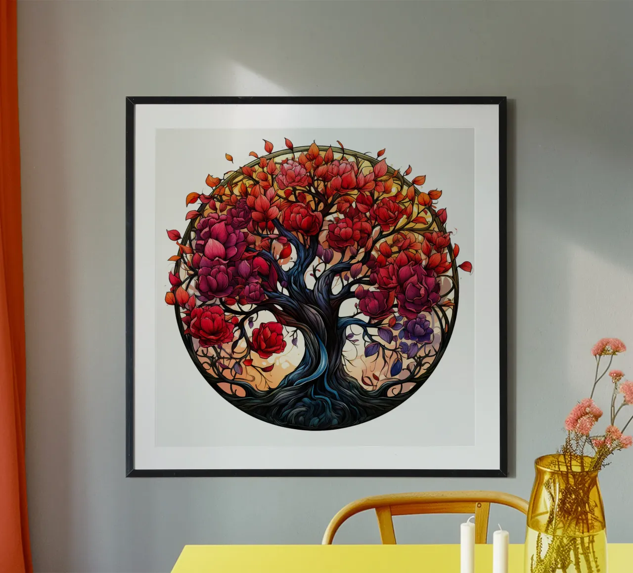 Albero della vita colorato poster da Spiritual Touch
