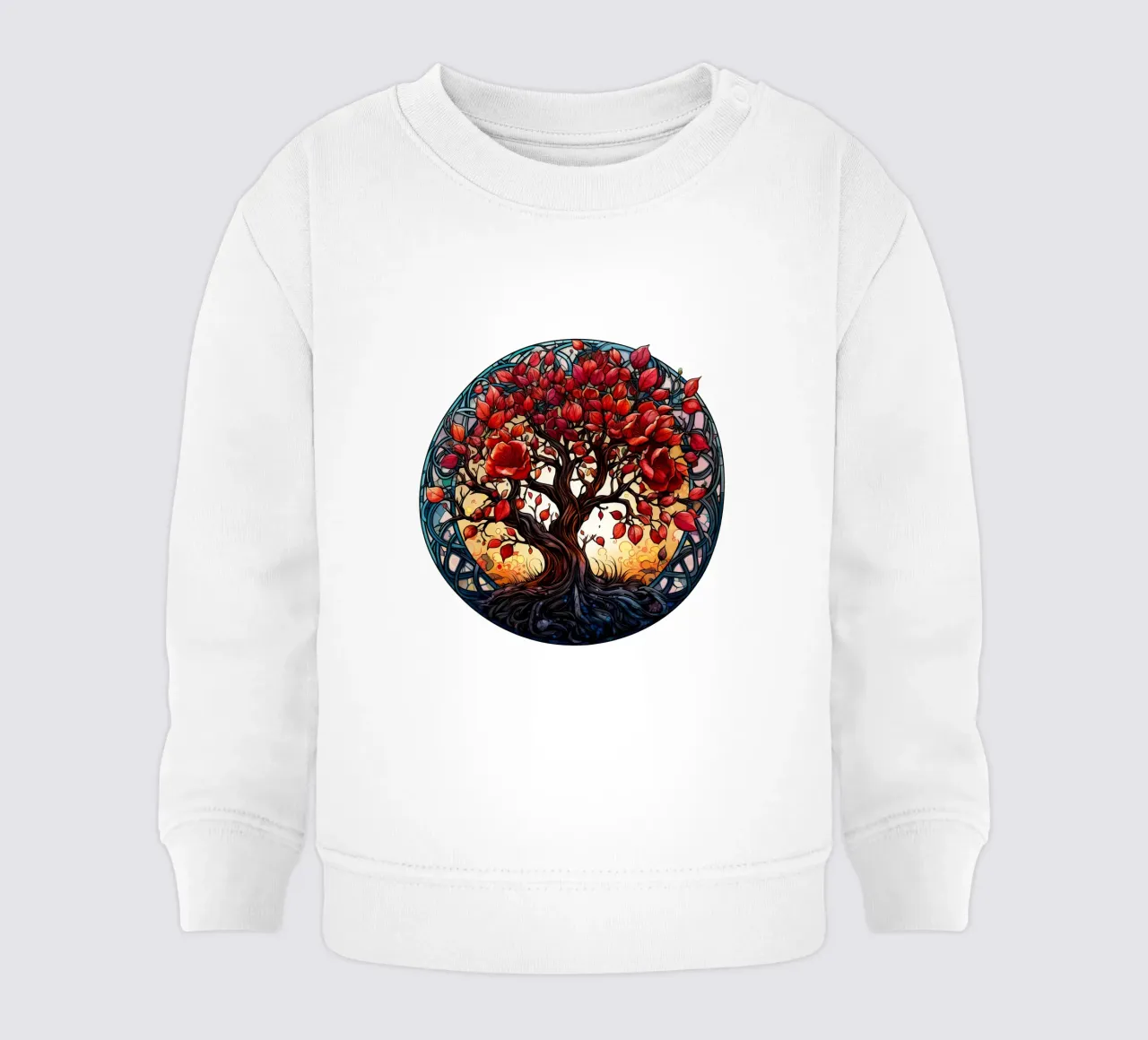 Albero della vita colorato felpa neonato da Spiritual Touch
