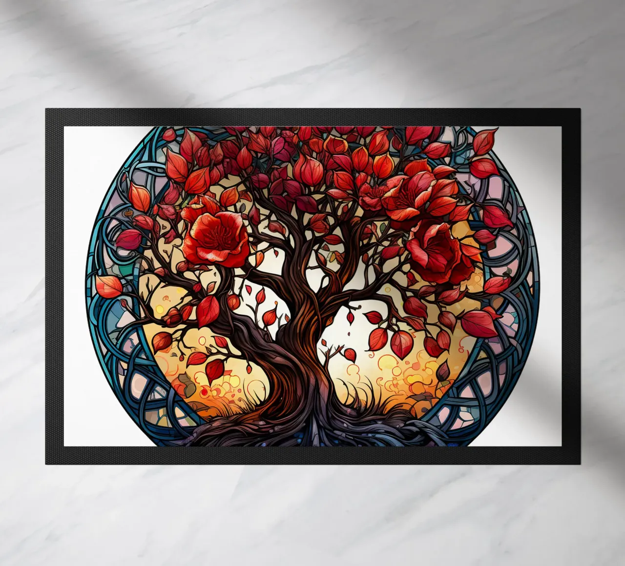 Albero della vita colorato zerbino da Spiritual Touch