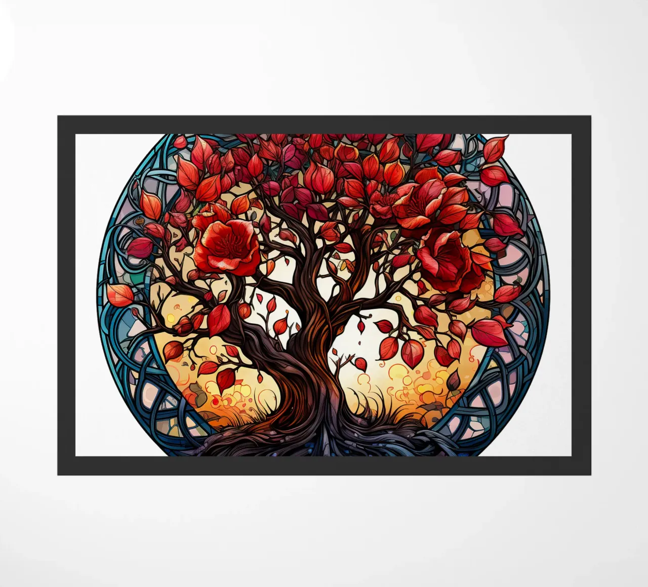 Albero della vita colorato zerbino da Spiritual Touch