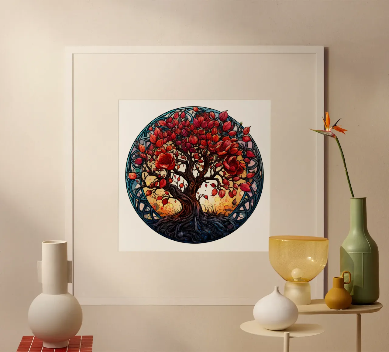 Albero della vita colorato poster da Spiritual Touch