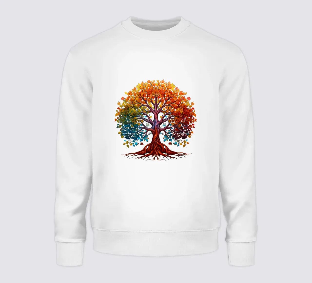 Albero della vita colorato felpa da Spiritual Touch
