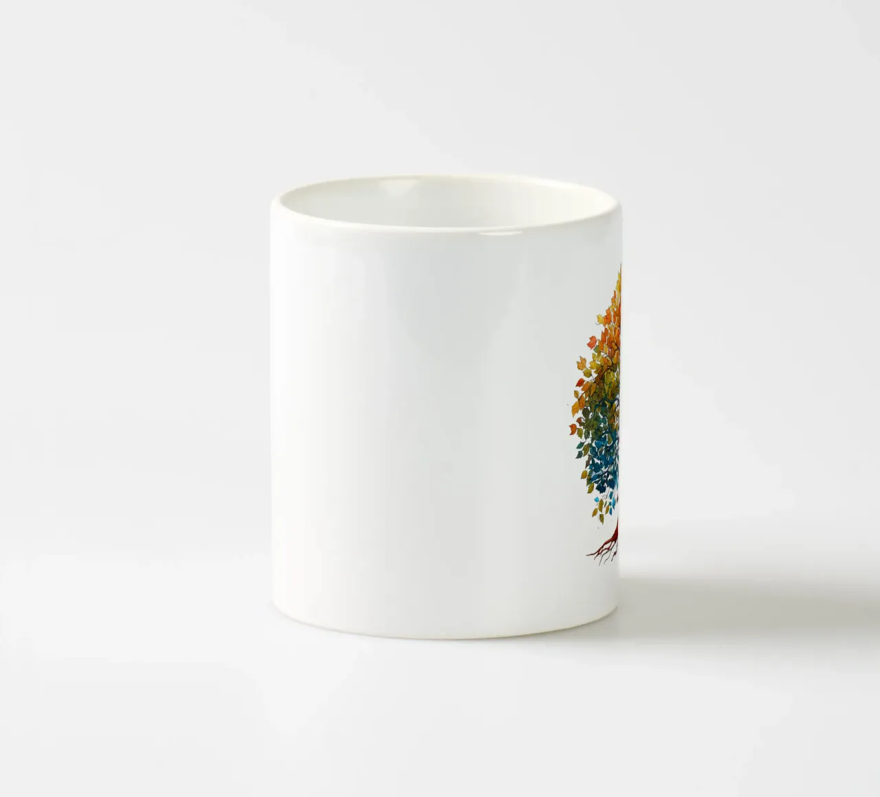 Albero della vita colorato tazza in ceramica da Spiritual Touch