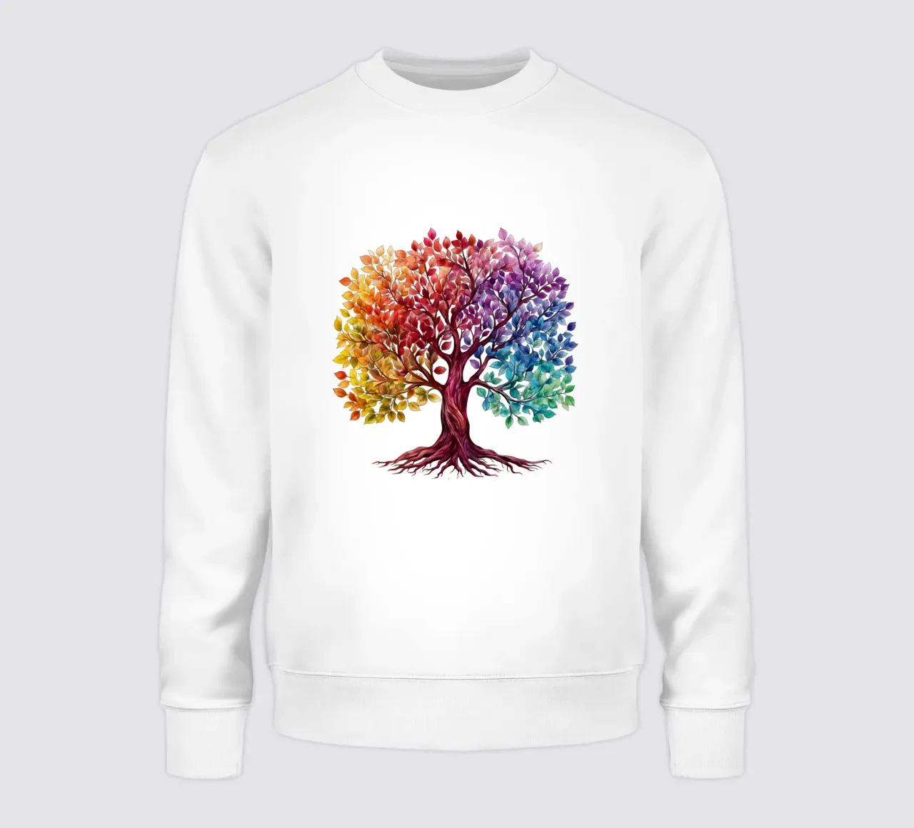 Albero della vita colorato felpa da Spiritual Touch