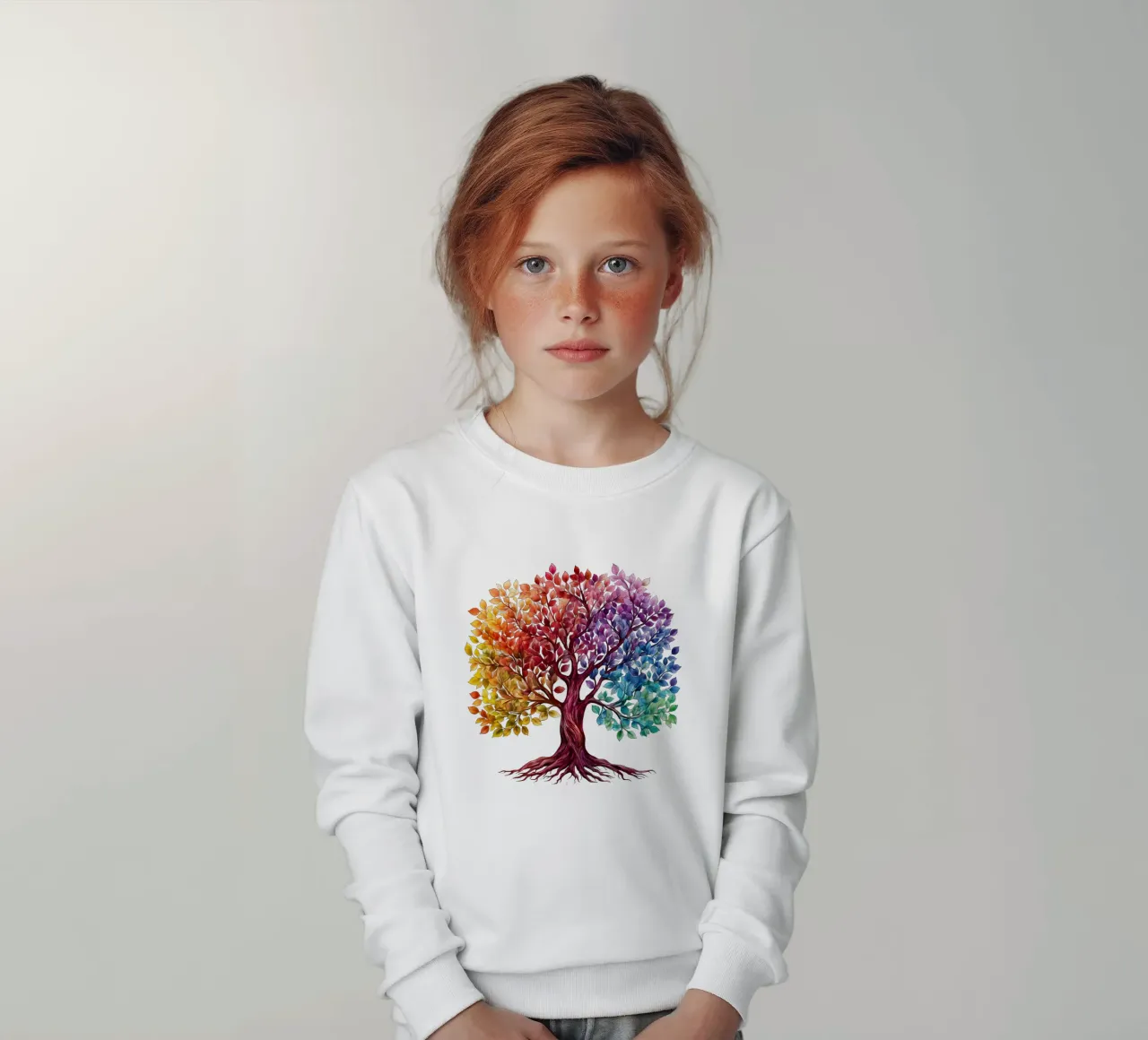 Albero della vita colorato felpa bambino da Spiritual Touch