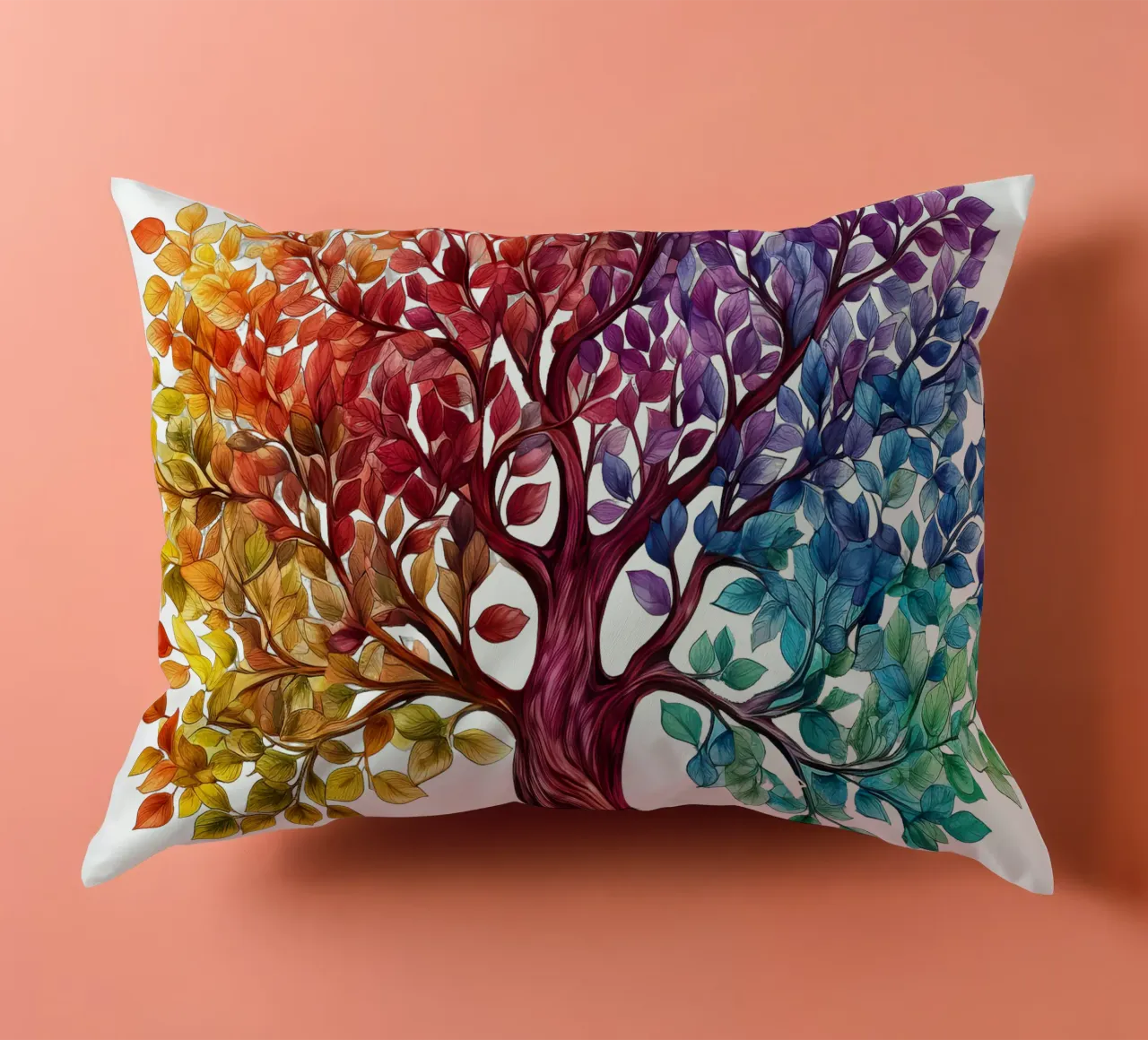 Albero della vita colorato cuscino da Spiritual Touch
