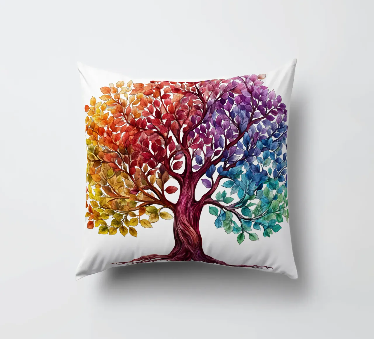 Albero della vita colorato cuscino da Spiritual Touch