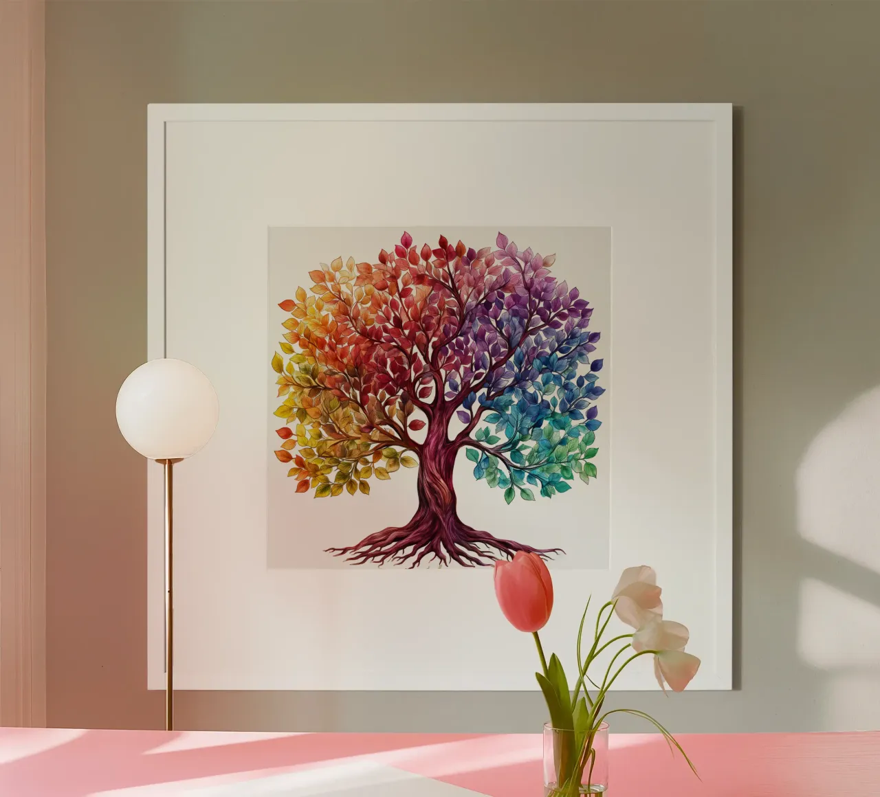 Albero della vita colorato poster da Spiritual Touch