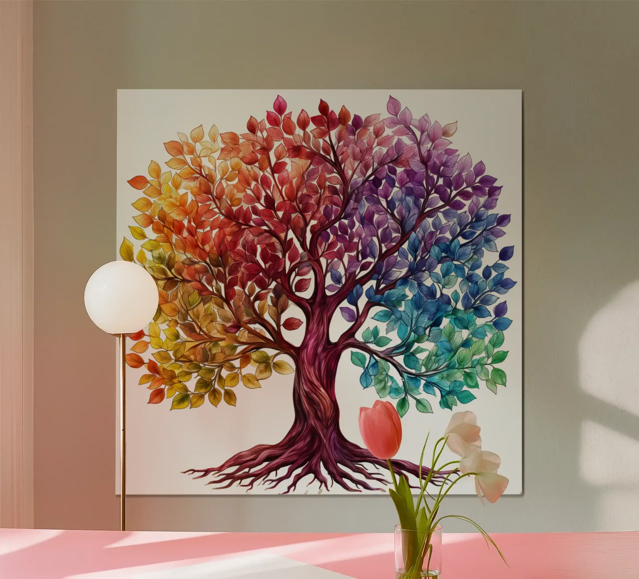 Albero della vita colorato poster da Spiritual Touch