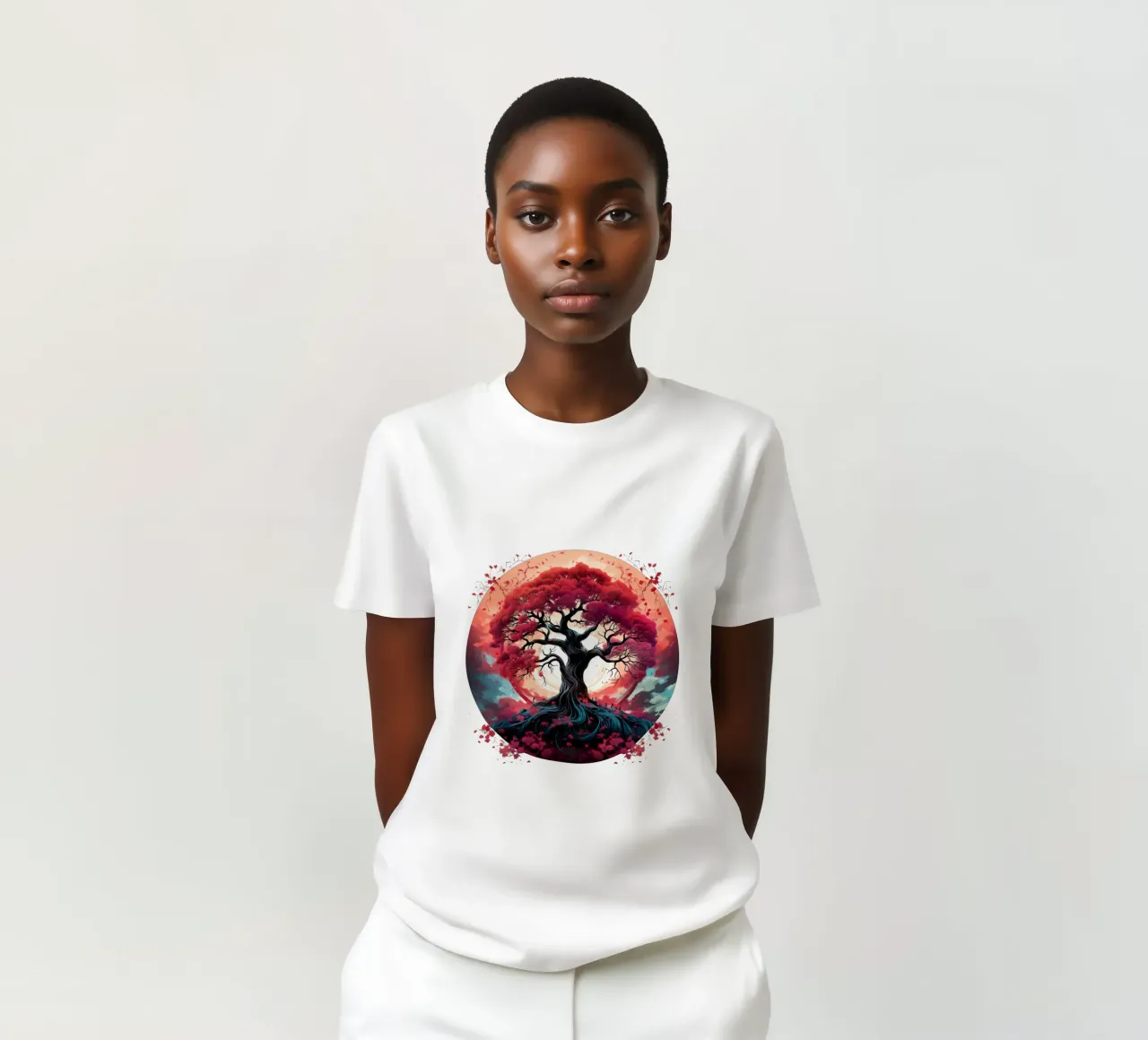 Albero della vita colorato t-shirt da Spiritual Touch