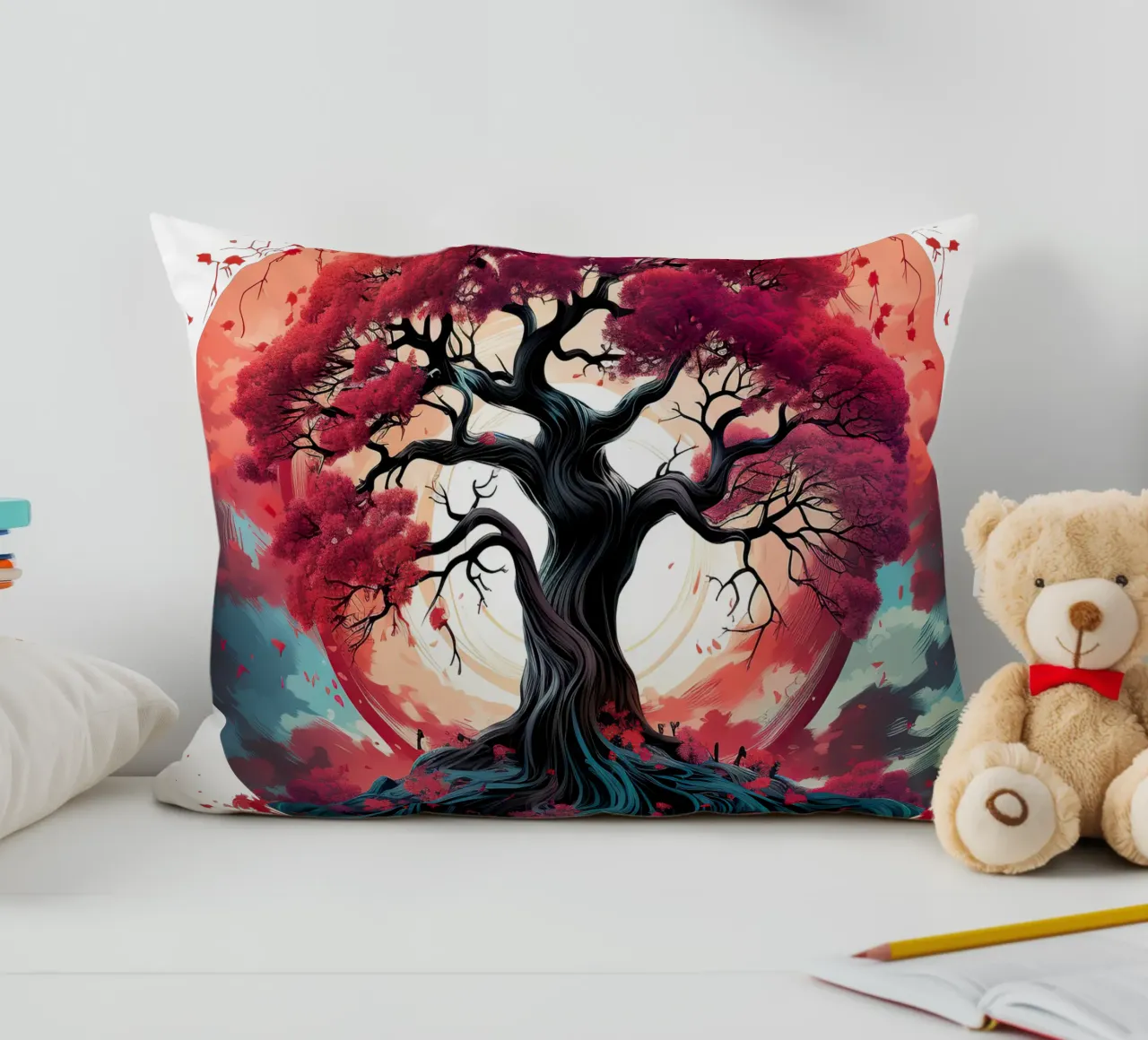 Albero della vita colorato cuscino da Spiritual Touch