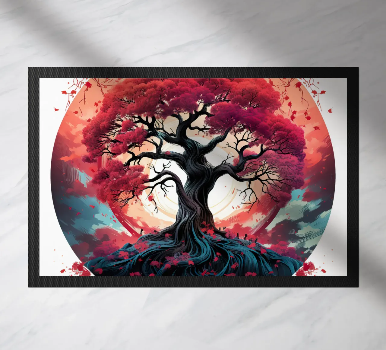 Albero della vita colorato zerbino da Spiritual Touch