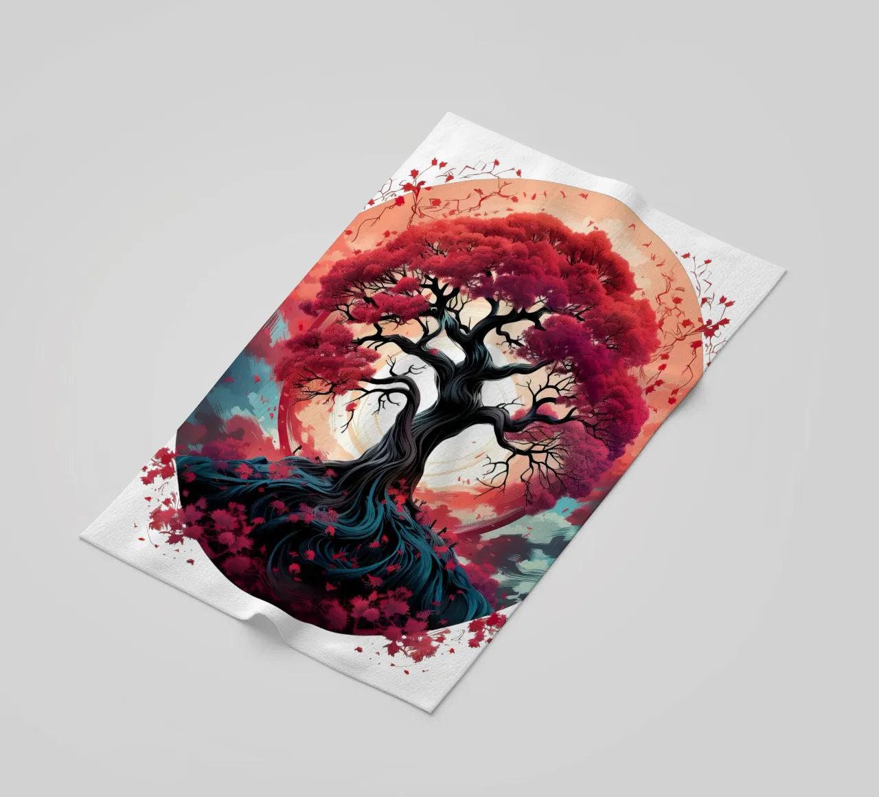 Albero della vita colorato telo mare da Spiritual Touch