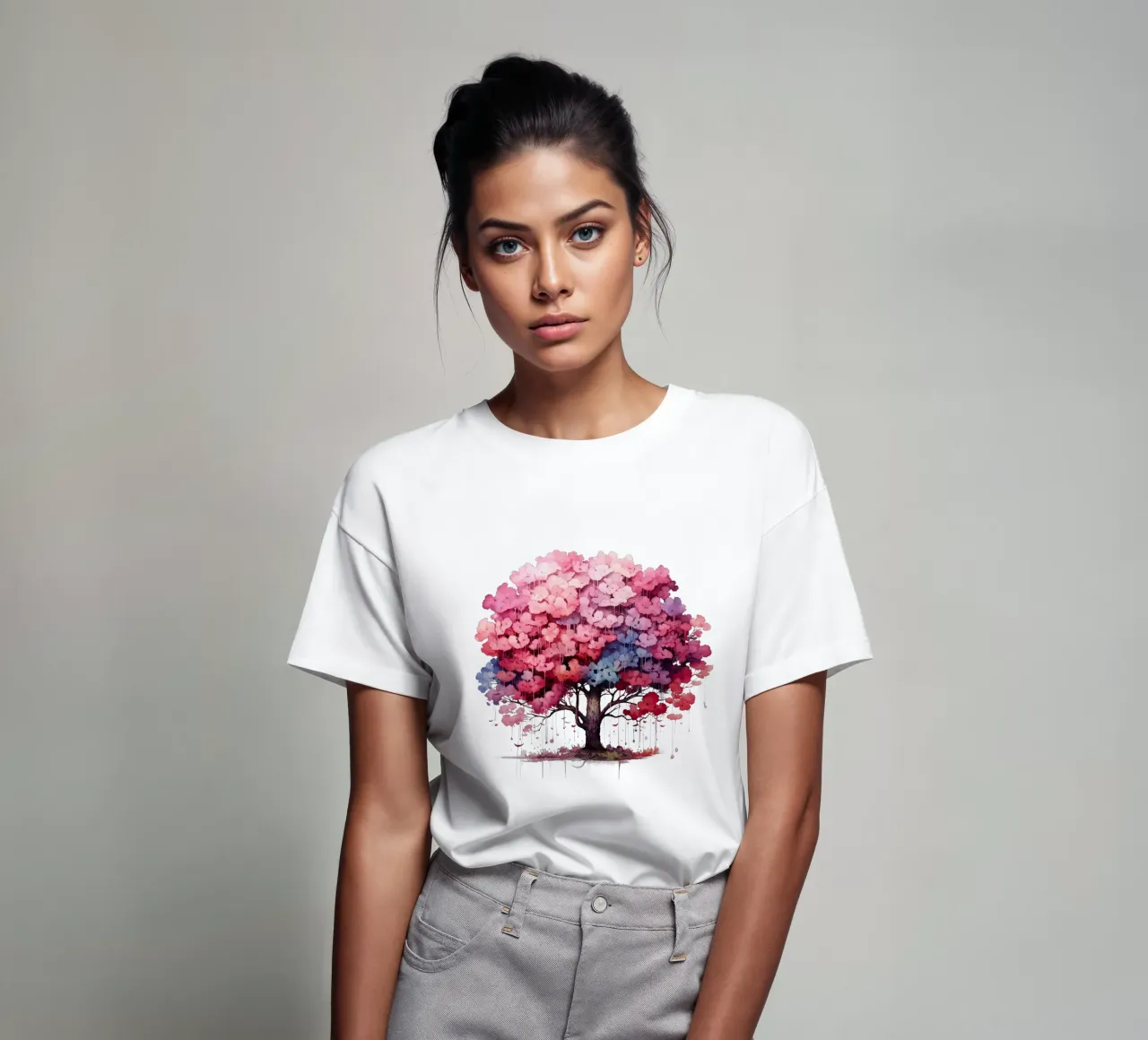 Albero della vita colorato t-shirt da Spiritual Touch