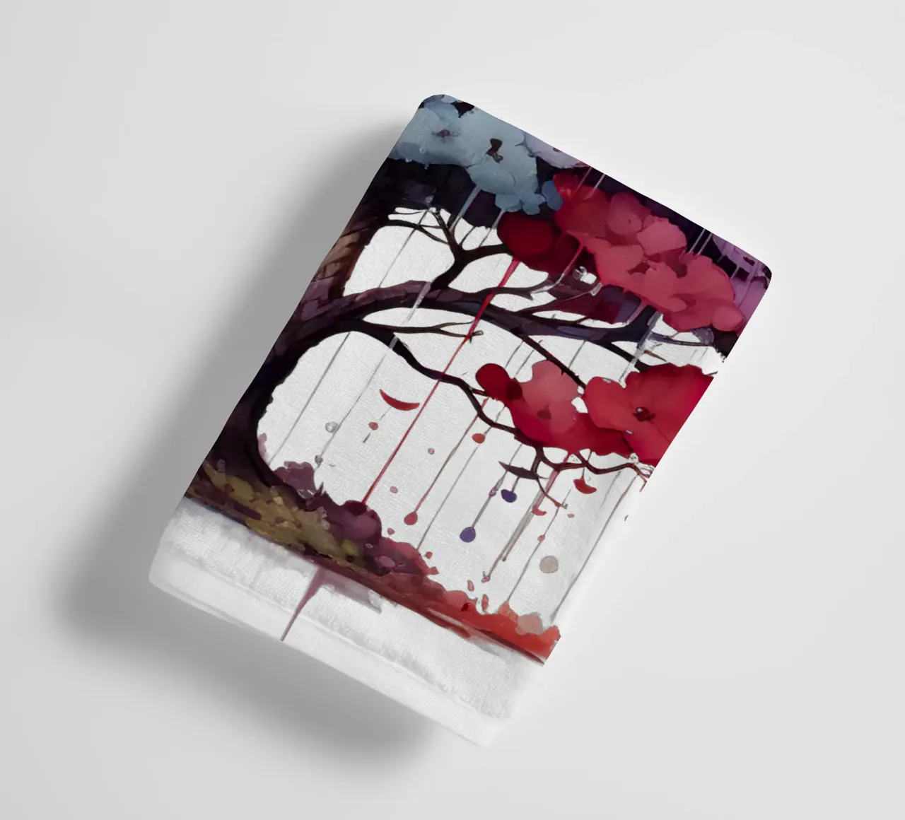 Albero della vita colorato asciugamano da bagno da Spiritual Touch