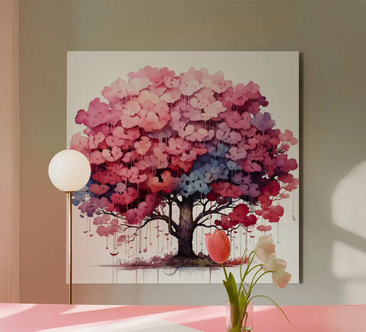 Albero della vita colorato alluminio dibond da Spiritual Touch
