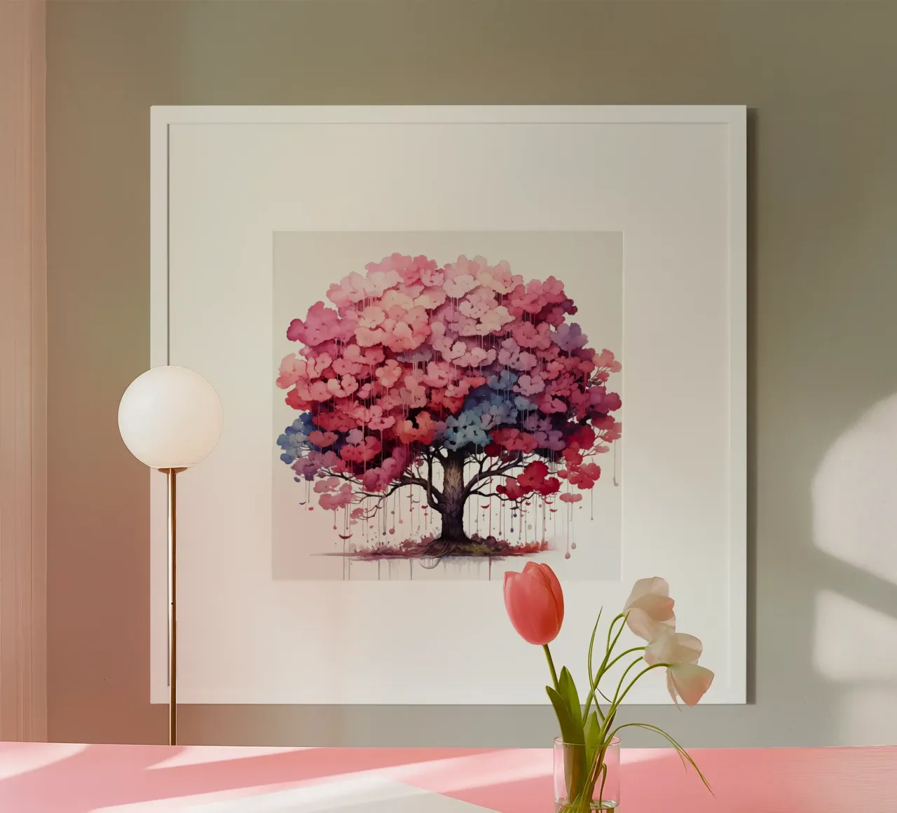 Albero della vita colorato carta hahnemühle da Spiritual Touch