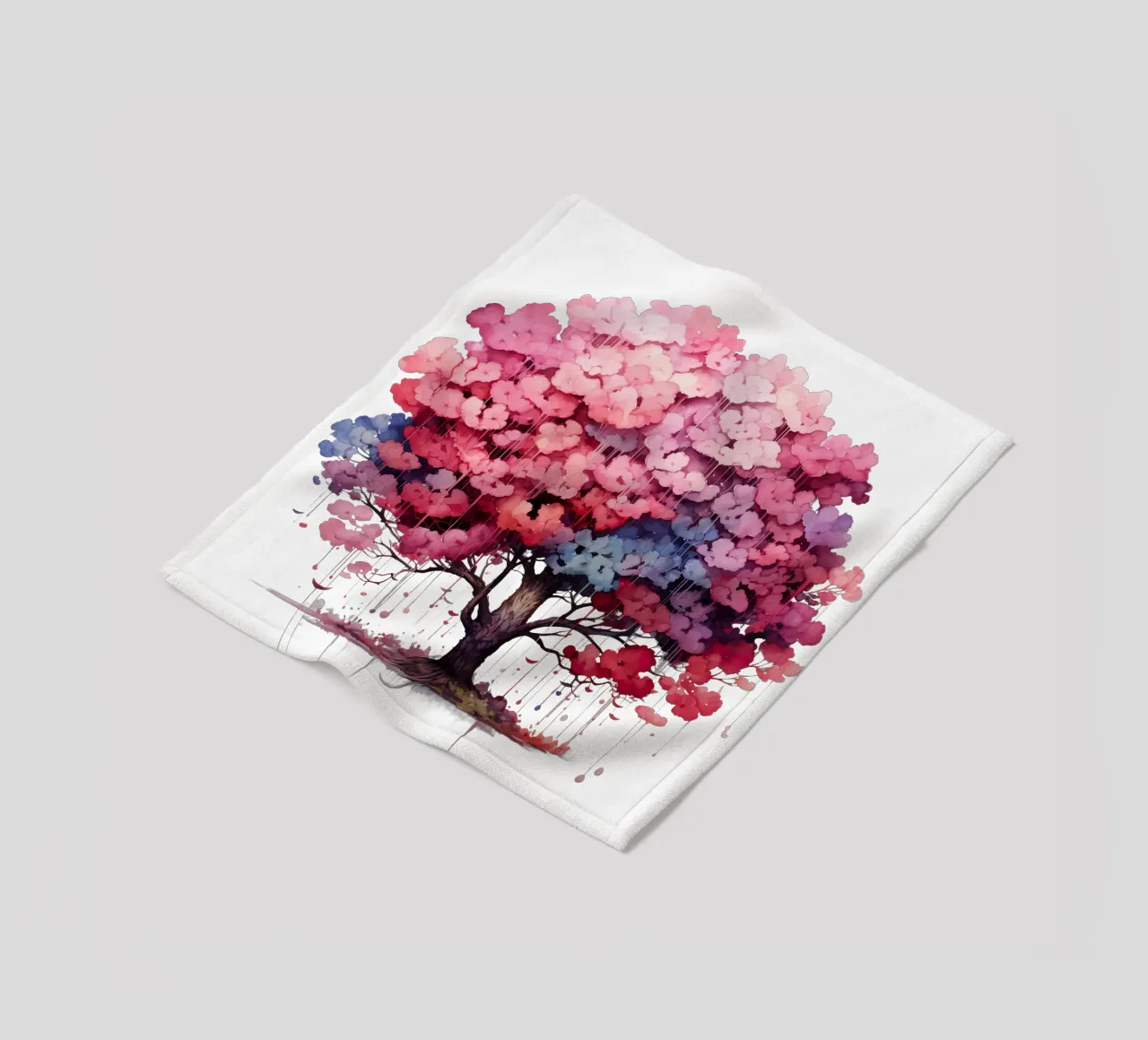 Albero della vita colorato coperta in pile da Spiritual Touch