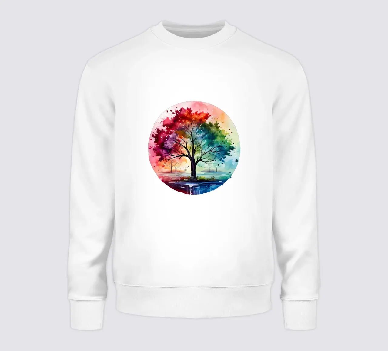 Albero della vita colorato felpa da Spiritual Touch