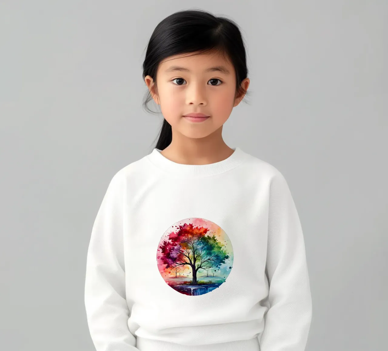 Albero della vita colorato felpa bambino da Spiritual Touch