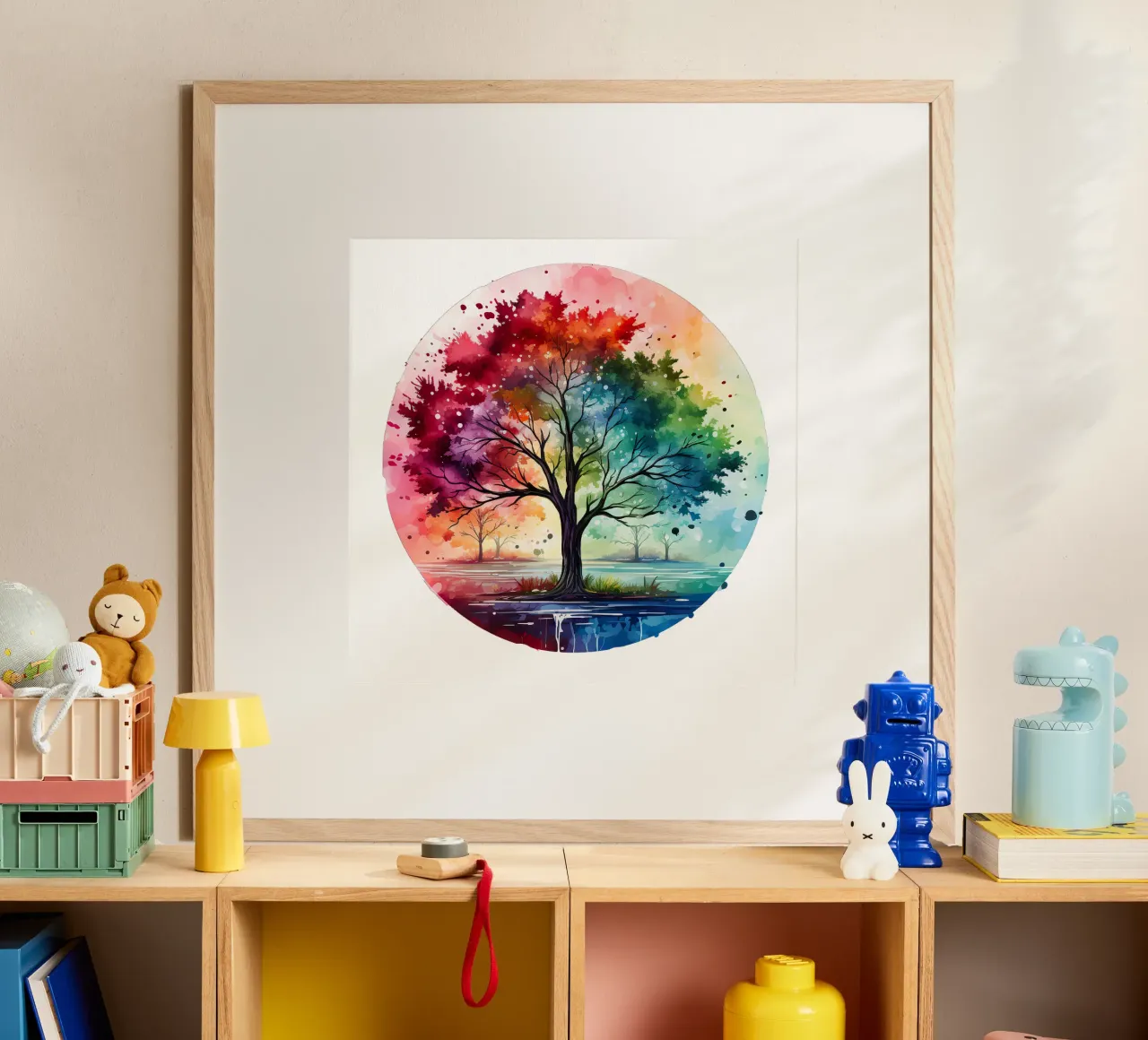 Albero della vita colorato poster da Spiritual Touch