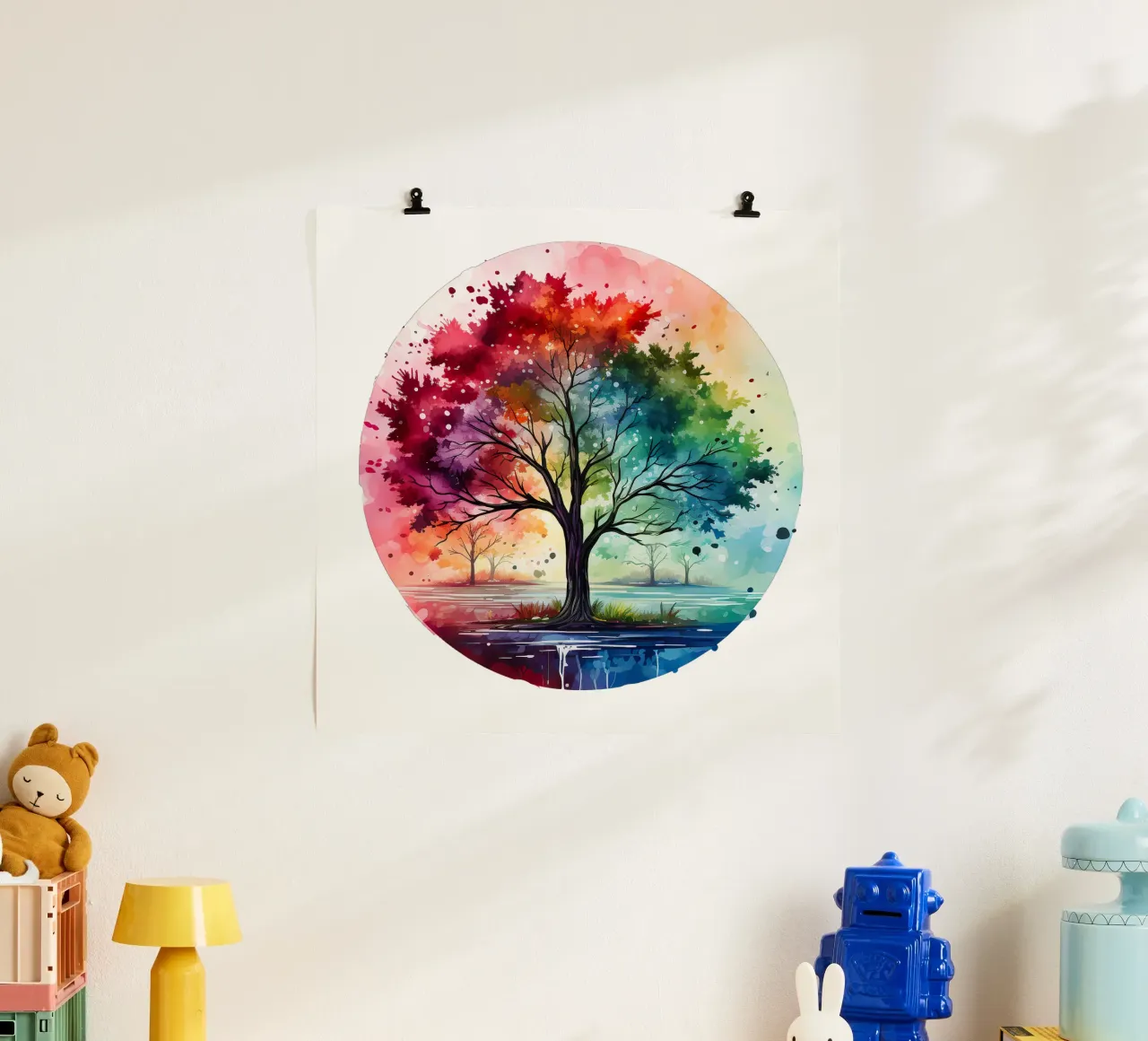 Albero della vita colorato poster da Spiritual Touch
