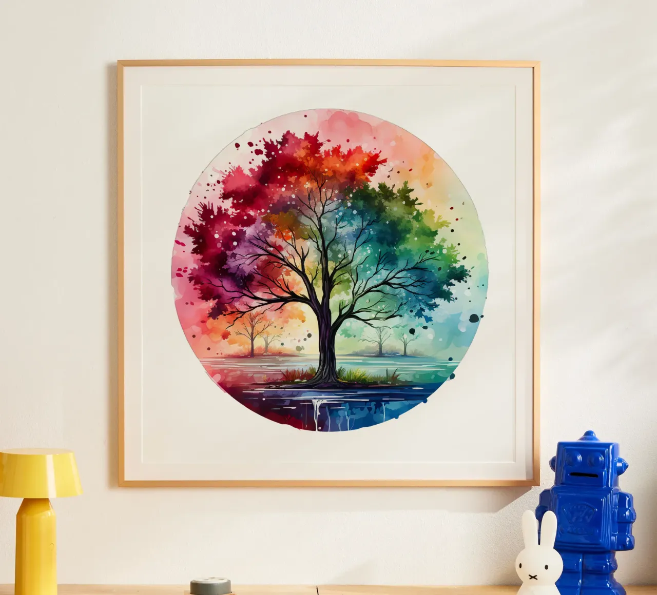 Albero della vita colorato poster da Spiritual Touch