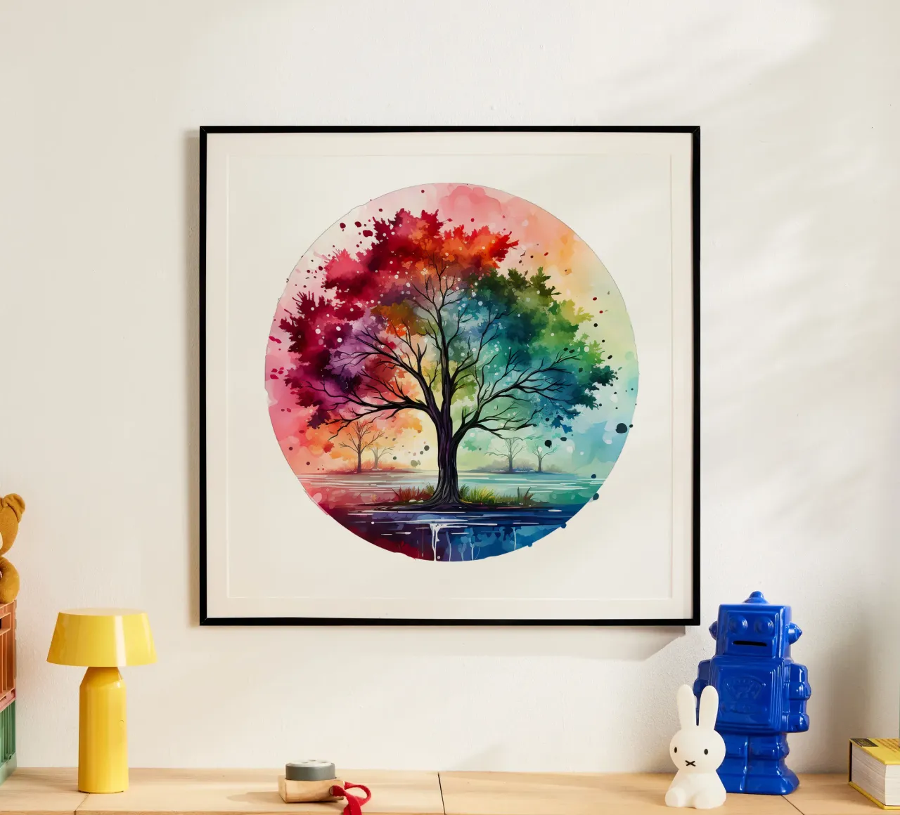 Albero della vita colorato poster da Spiritual Touch