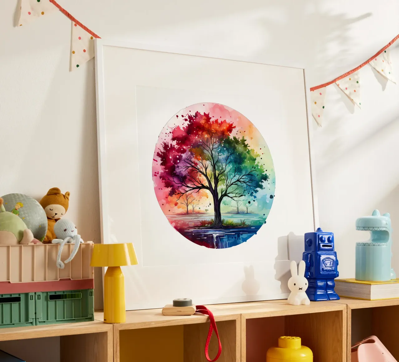 Albero della vita colorato poster da Spiritual Touch