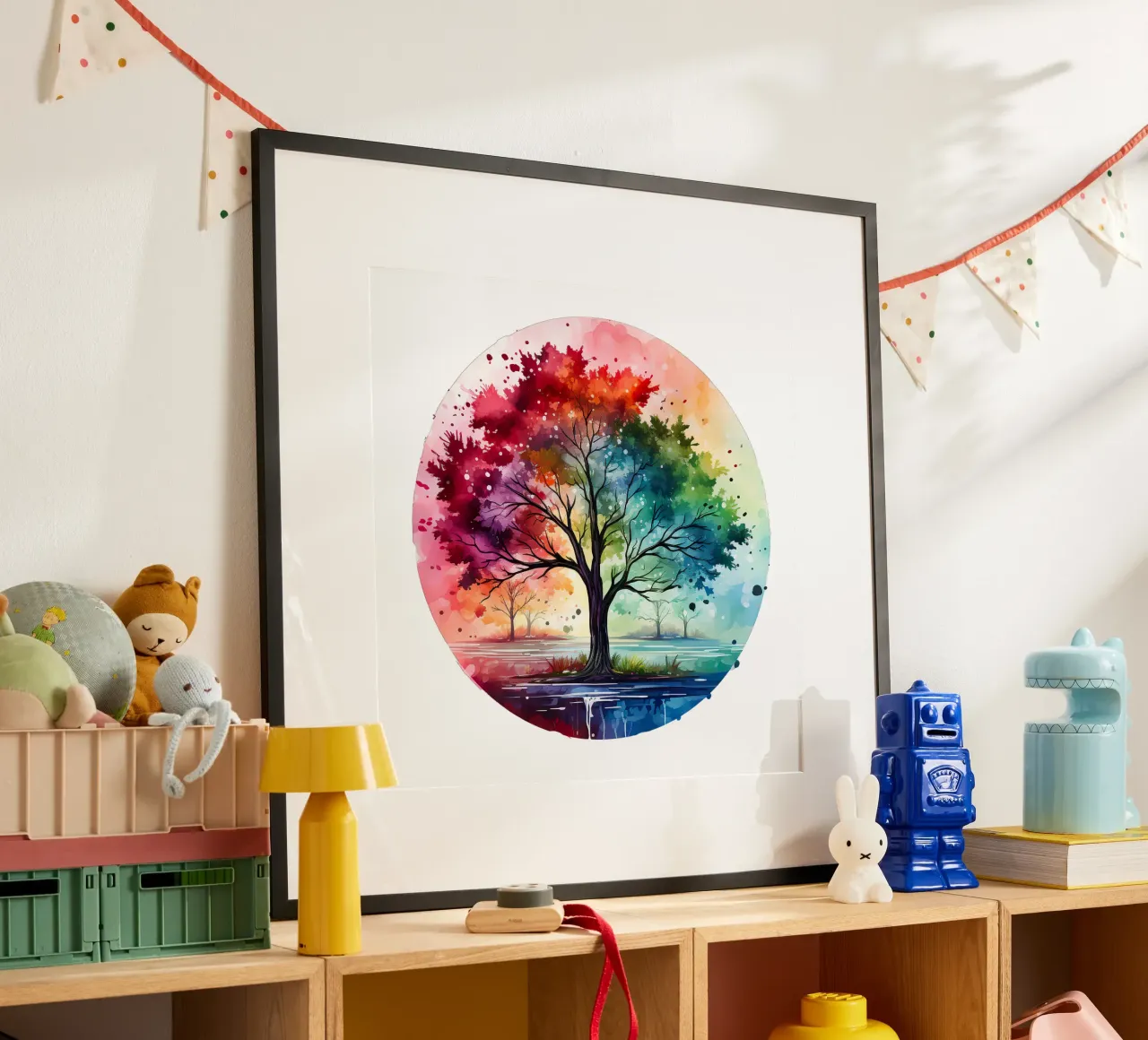 Albero della vita colorato poster da Spiritual Touch