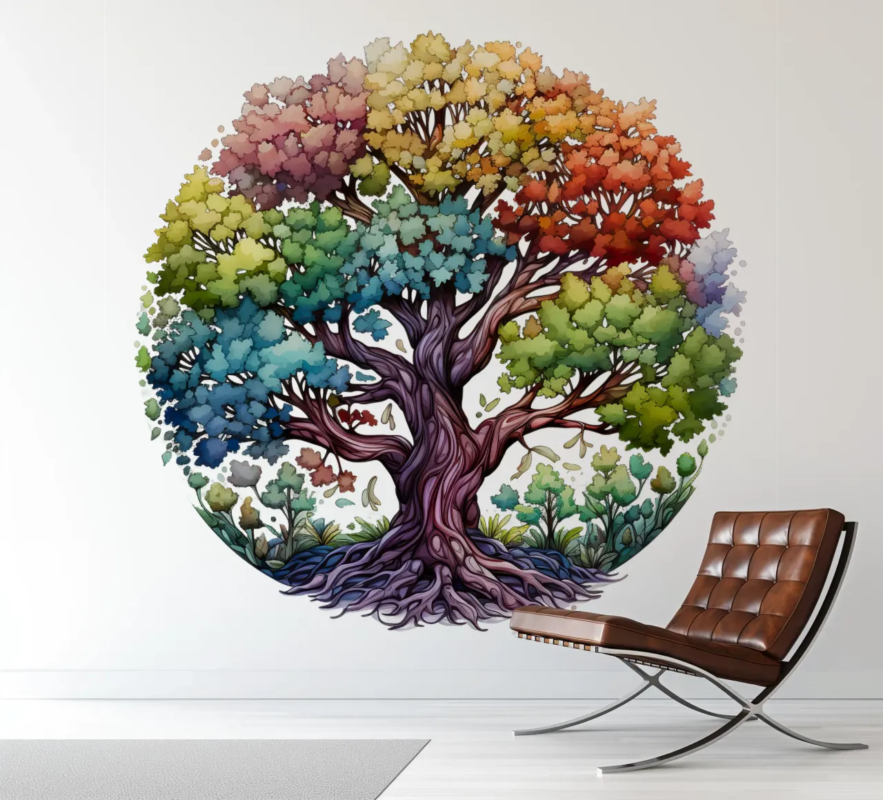 Colorful Tree of Life photo wallpaper by Spiritual Touch