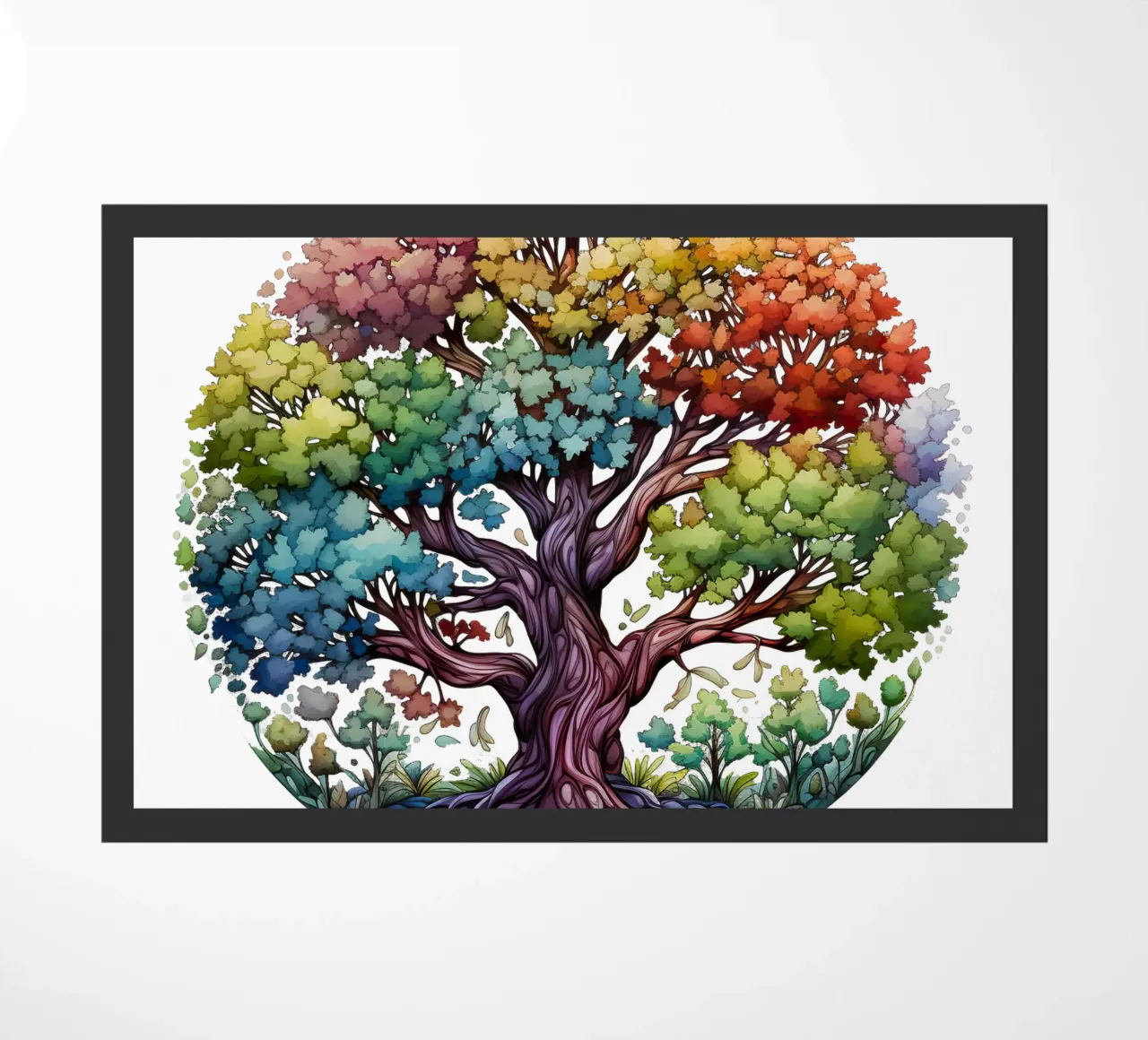 Albero della vita colorato zerbino da Spiritual Touch