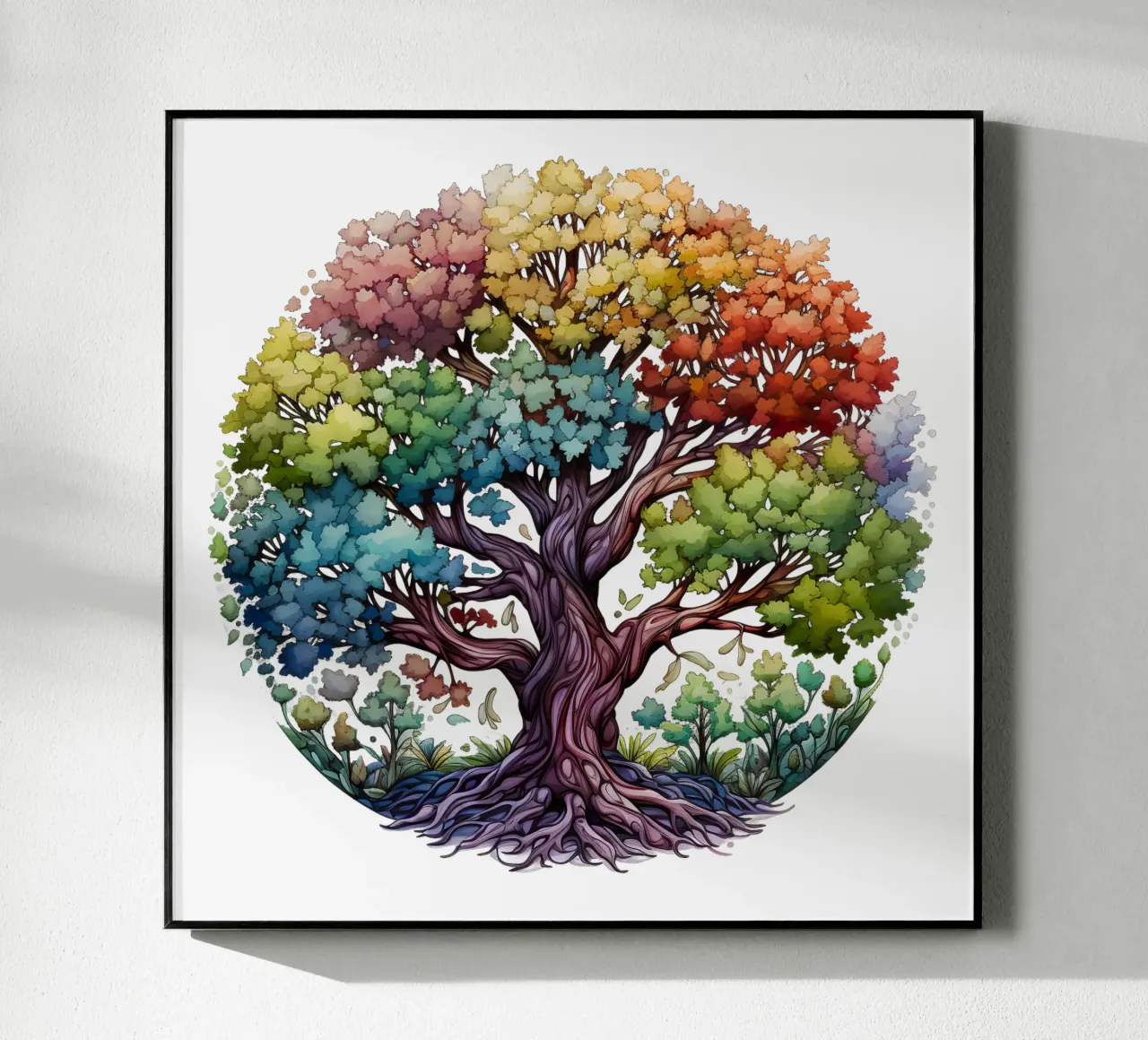 Albero della vita colorato plexiglass da Spiritual Touch