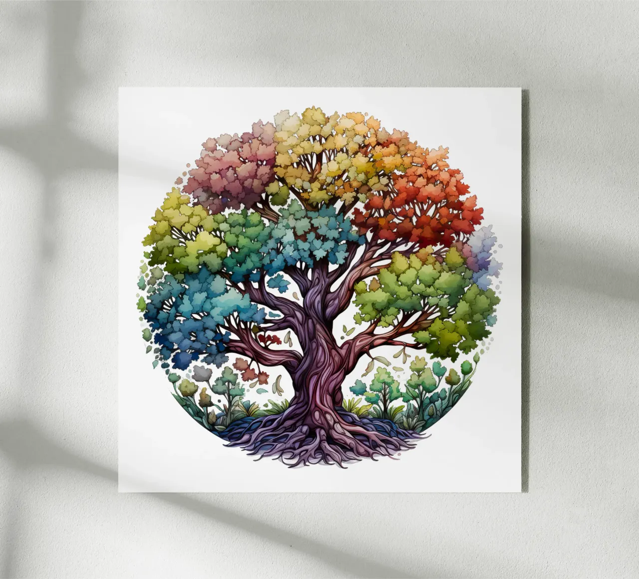 Albero della vita colorato plexiglass da Spiritual Touch