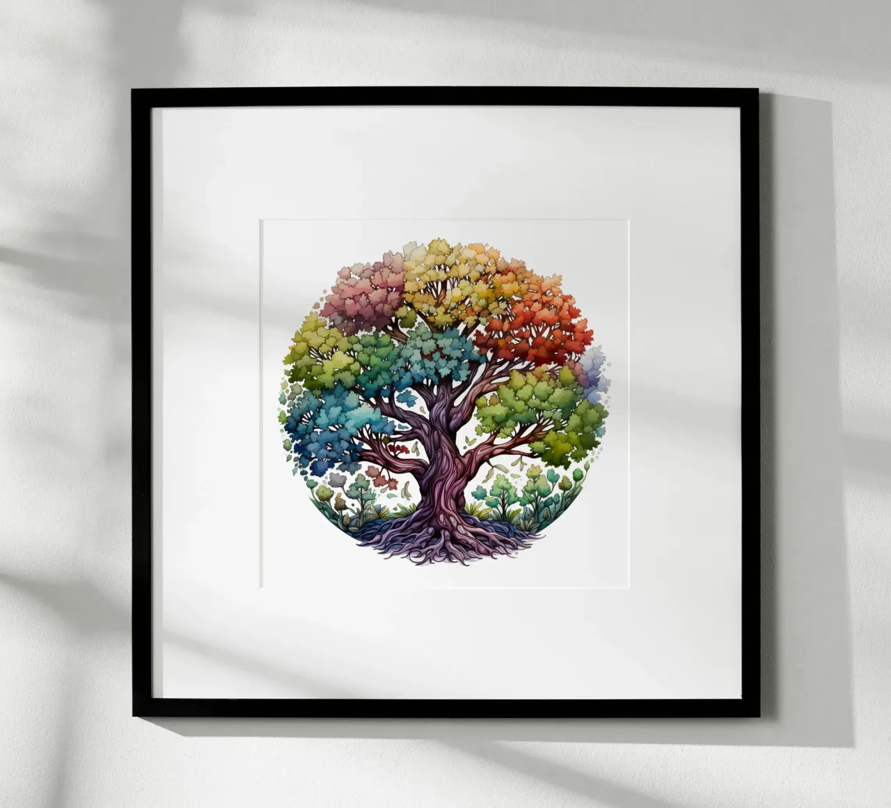 Albero della vita colorato poster da Spiritual Touch