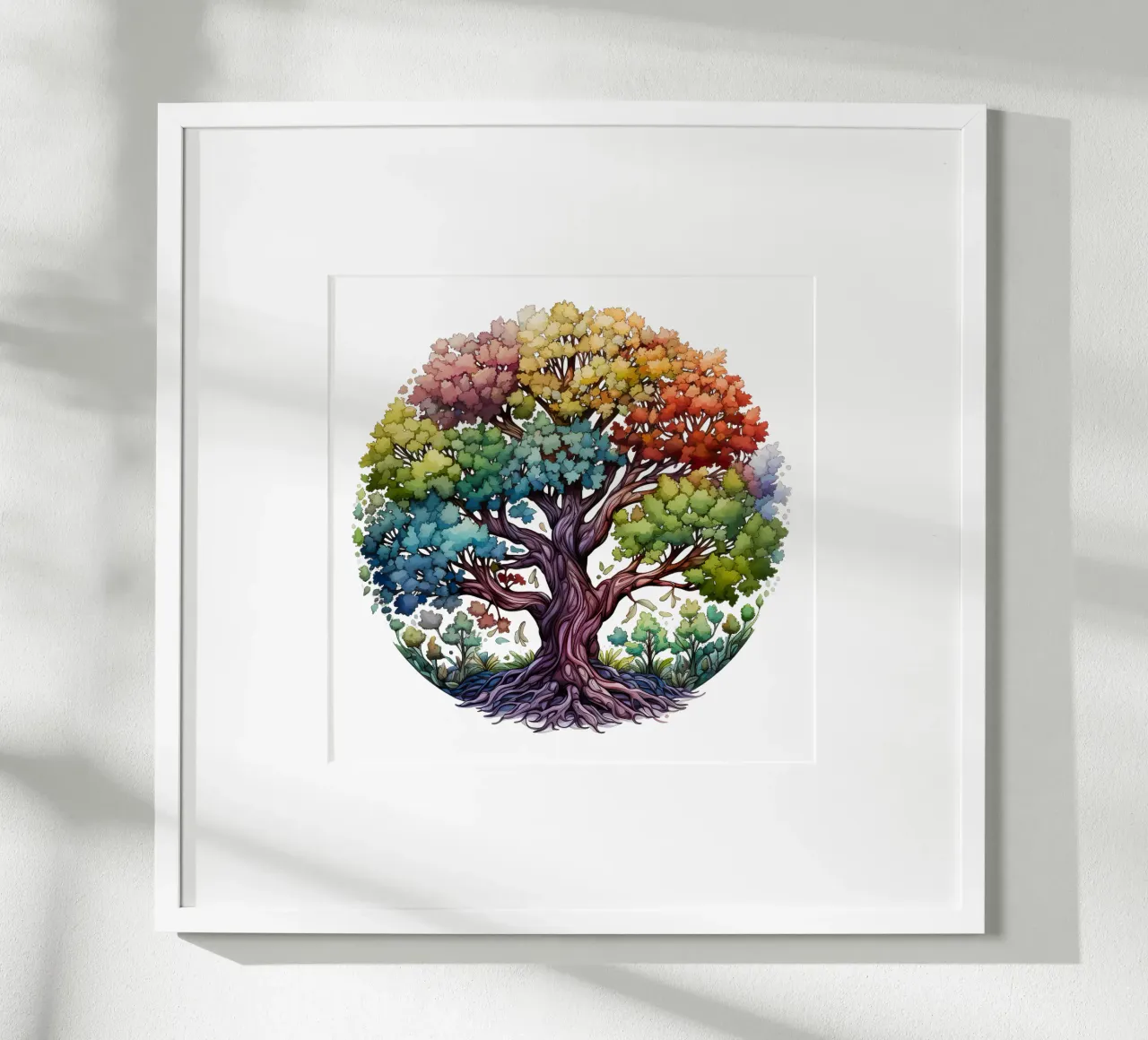 Albero della vita colorato poster da Spiritual Touch