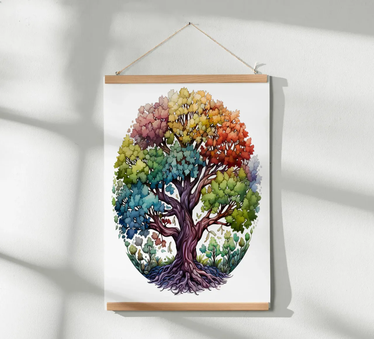 Albero della vita colorato poster da Spiritual Touch