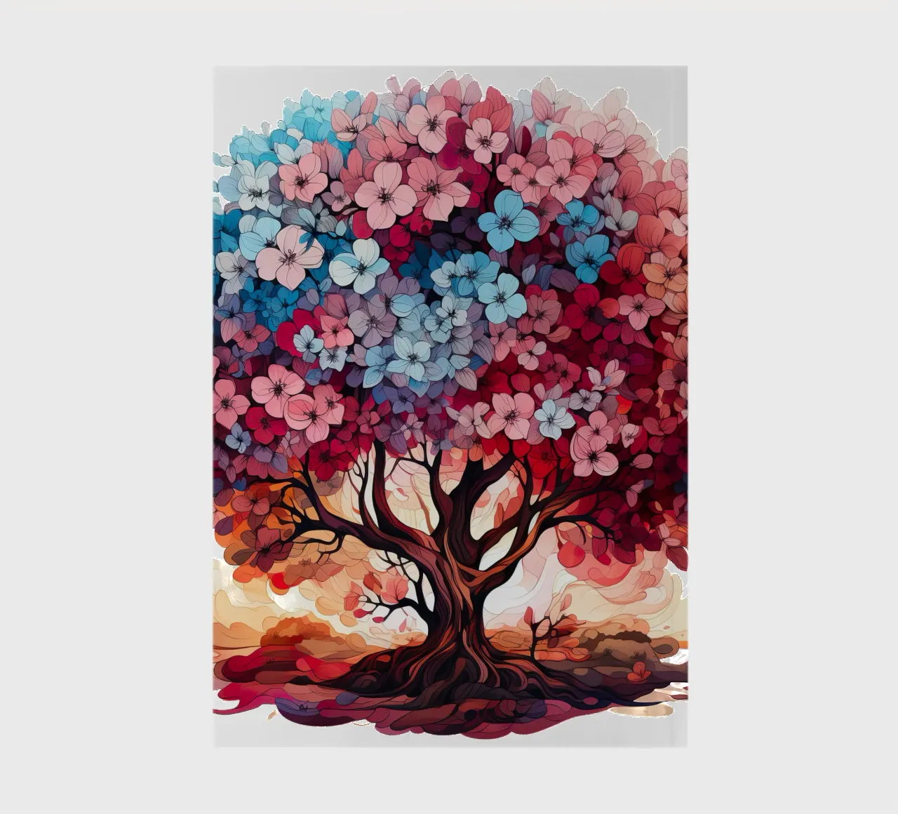 Colorful Tree of Life notebook by Spiritual Touch